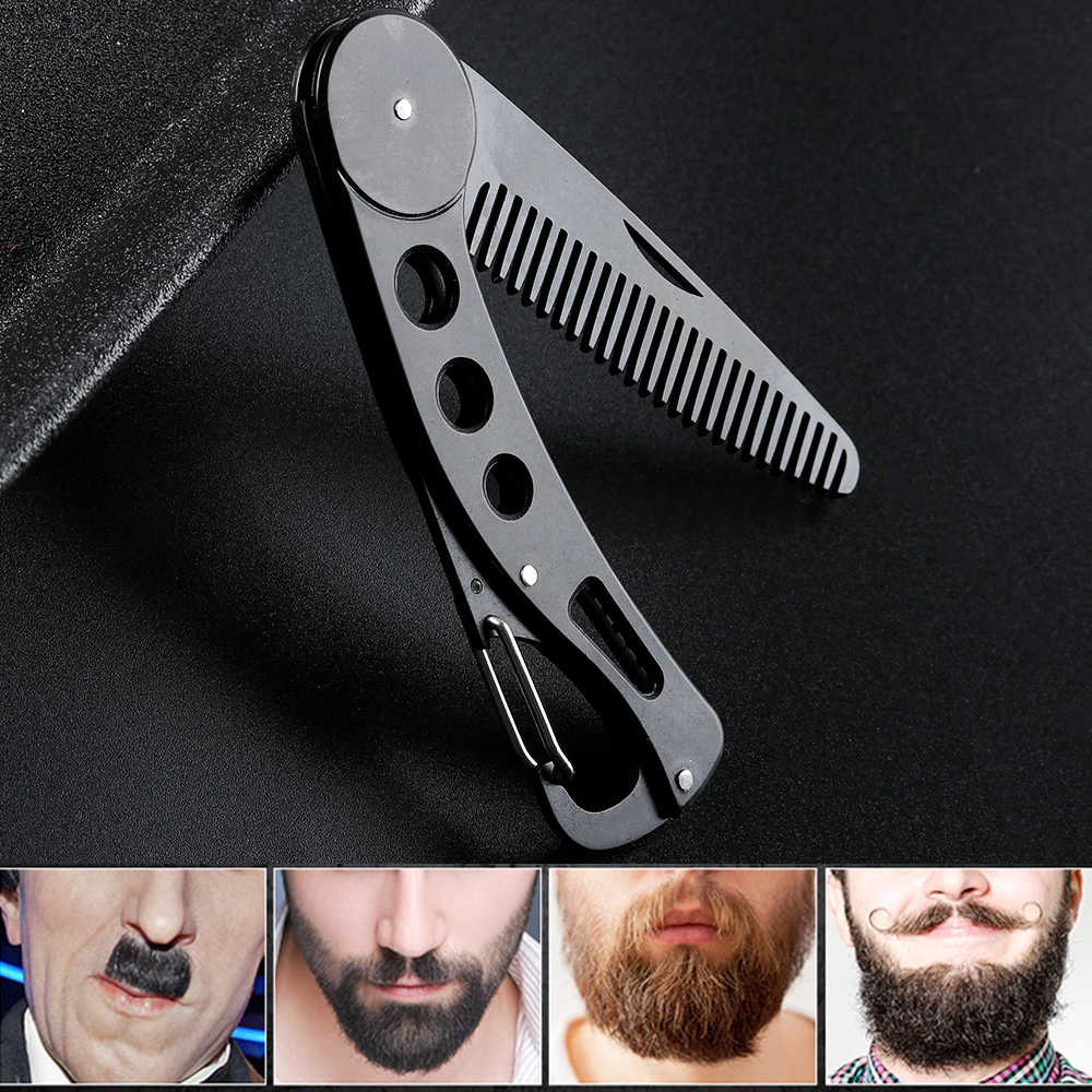 Best of Foldable Hair Mustaches Comb Stainless Steel Beard Comb Men Beauty Brush Anti Static Men Beauty Hairdressing Styling Accessory Reviews & Tips