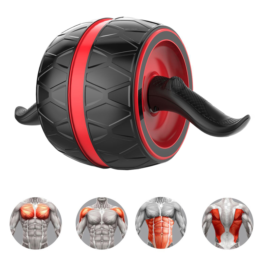 Ab Roller Wheel, Ab Roller Mute Core Training for Men Women Abdominal Exercise - Ab Workout - Home Workout Equipment