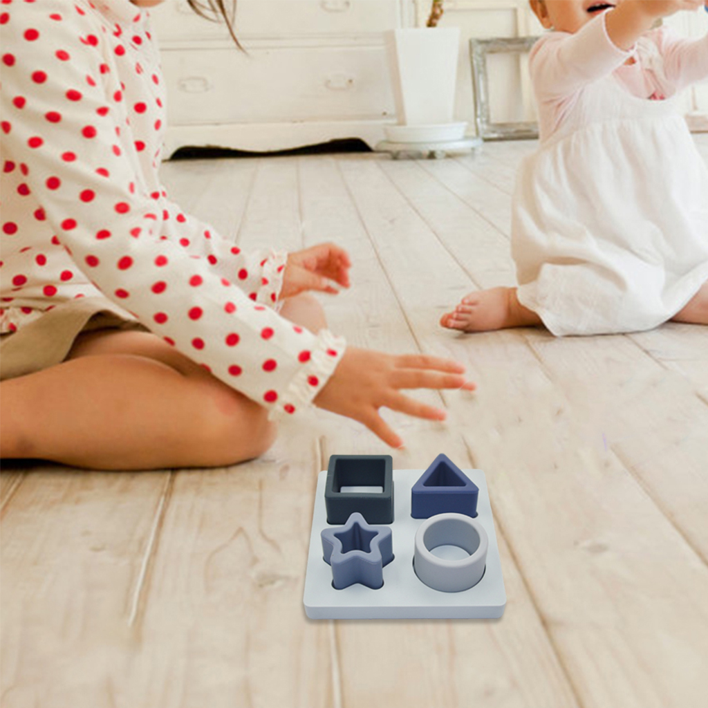 Modern Puzzles Toys Stacking  Development Easy Handle Baby Gifts