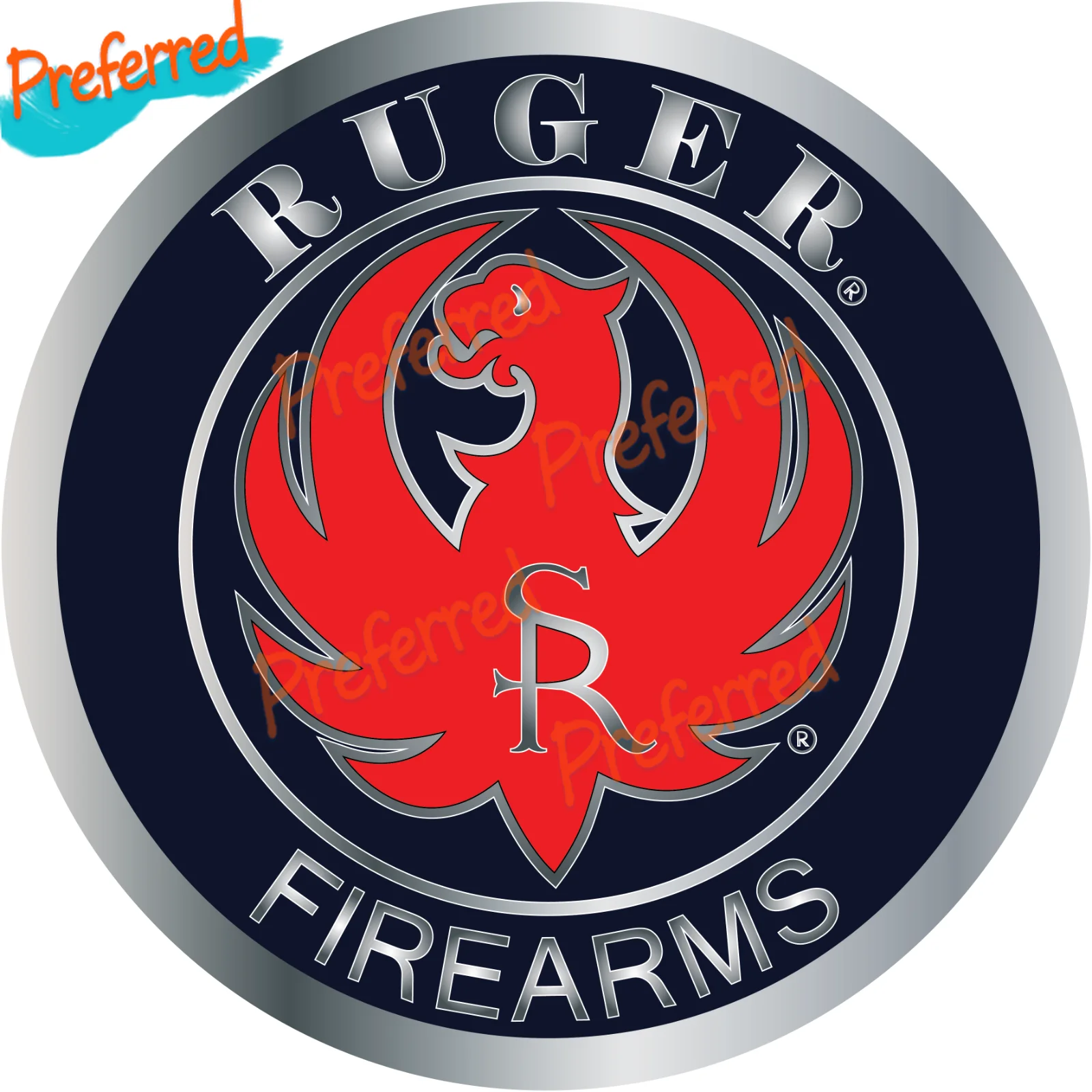 2 Ruger Firearms 4" Made In The USA Decal Stickers
