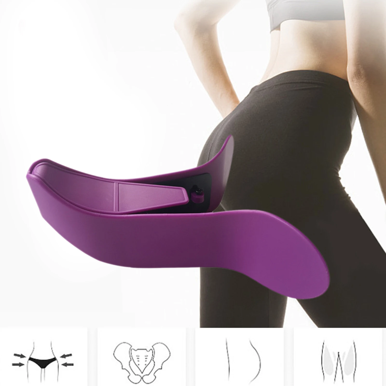 Beautiful Butt Clip Hip Trainer Pelvic Floor Buttock Exerciser Fitness