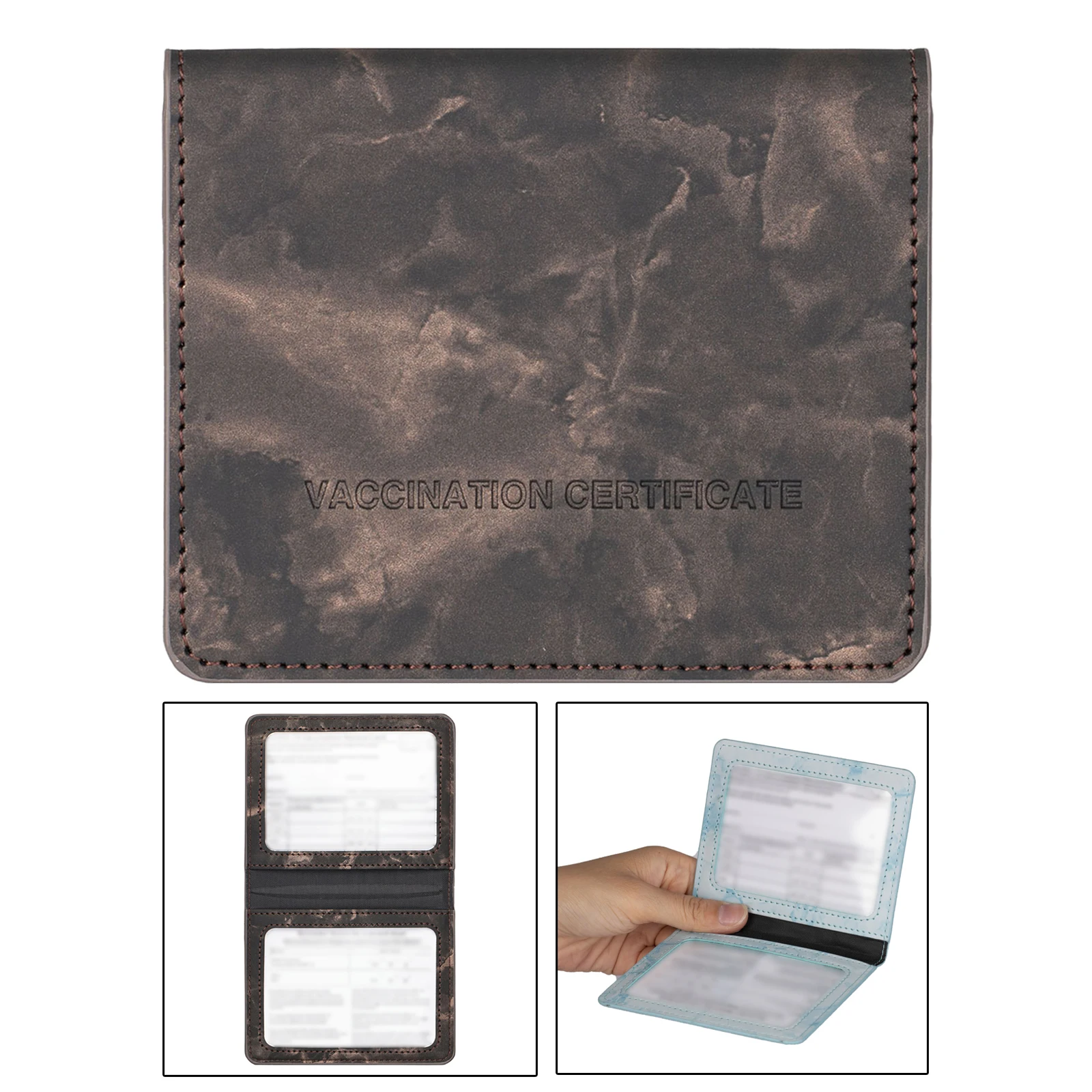 Fashion Slim Minimalist Wallet PU Leather Credit Card Holder Wallet Short Purse Leather ID Card Holder Pocket Purse