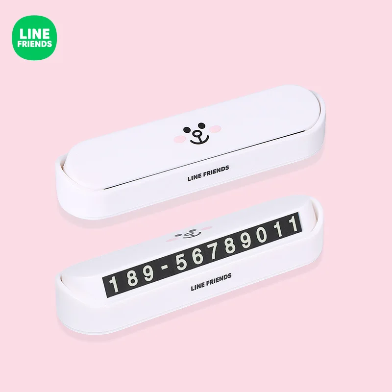 mobile stand holder Line Friends Temporary Parking Telephone Number Plate mobile stand for home