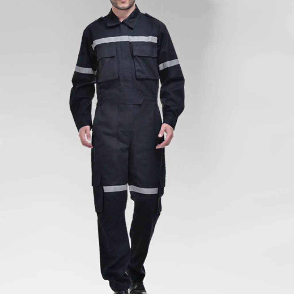 S-XXXL Mens Coverall Overalls Boiler Suit Big Pockets Workwear Boilersuit