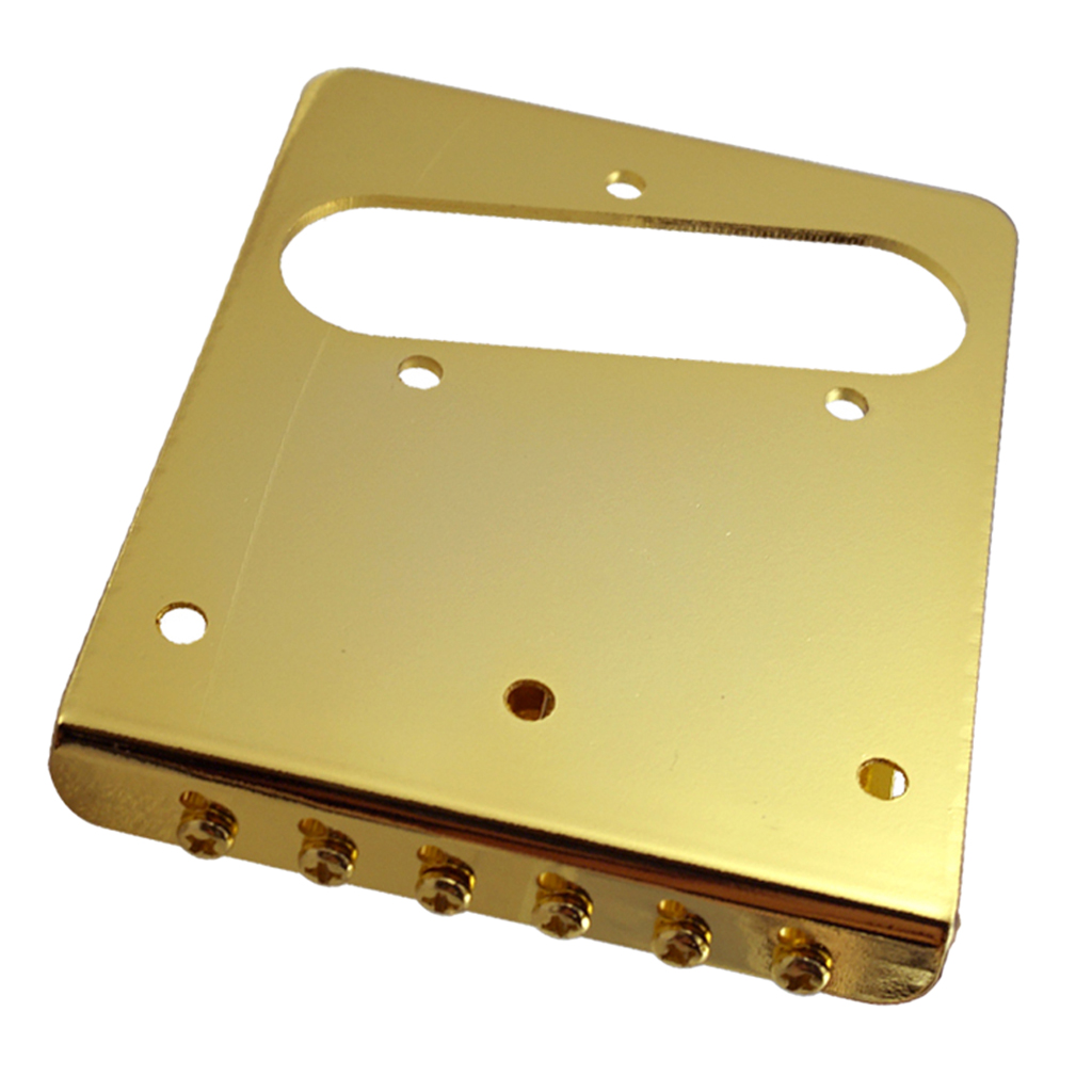 4-Hole 6-Saddle Guitar Bridge Alloy for Fender caster  Style Guitar