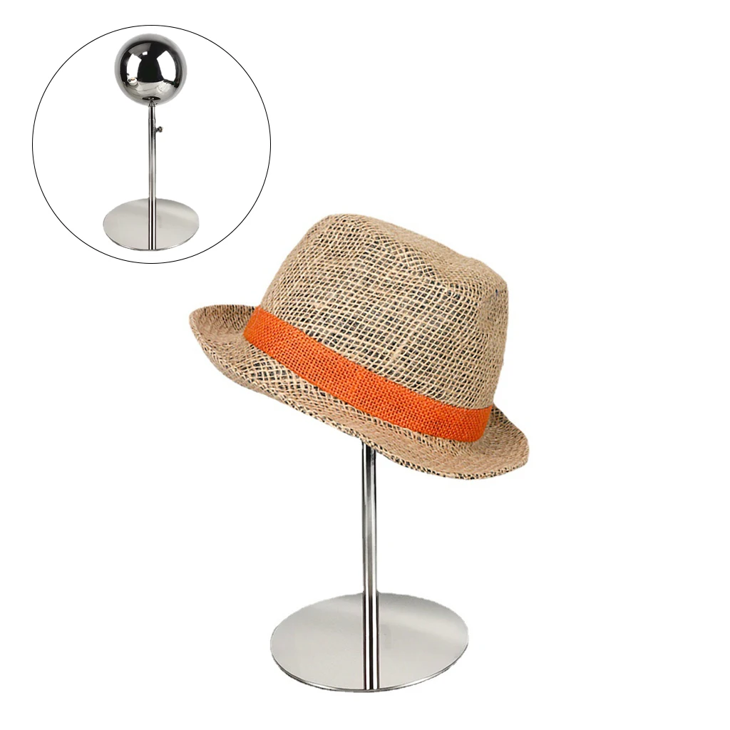 Gift Modern Wire Design Metal Hat and Cap Rack Display Racks Dresser Top Decorative Helmet Holders Wig Stand Hat Shelf Shaper