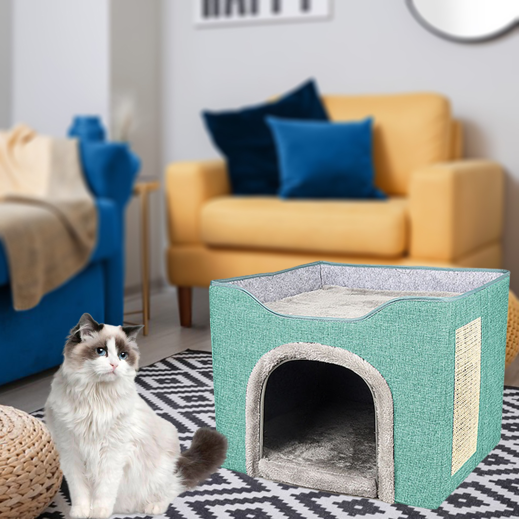 Pet Supplies Dog House Soft Cat Rabbit Bed House Kennel Doggy Warm Washable Cushion for Puppy Home House