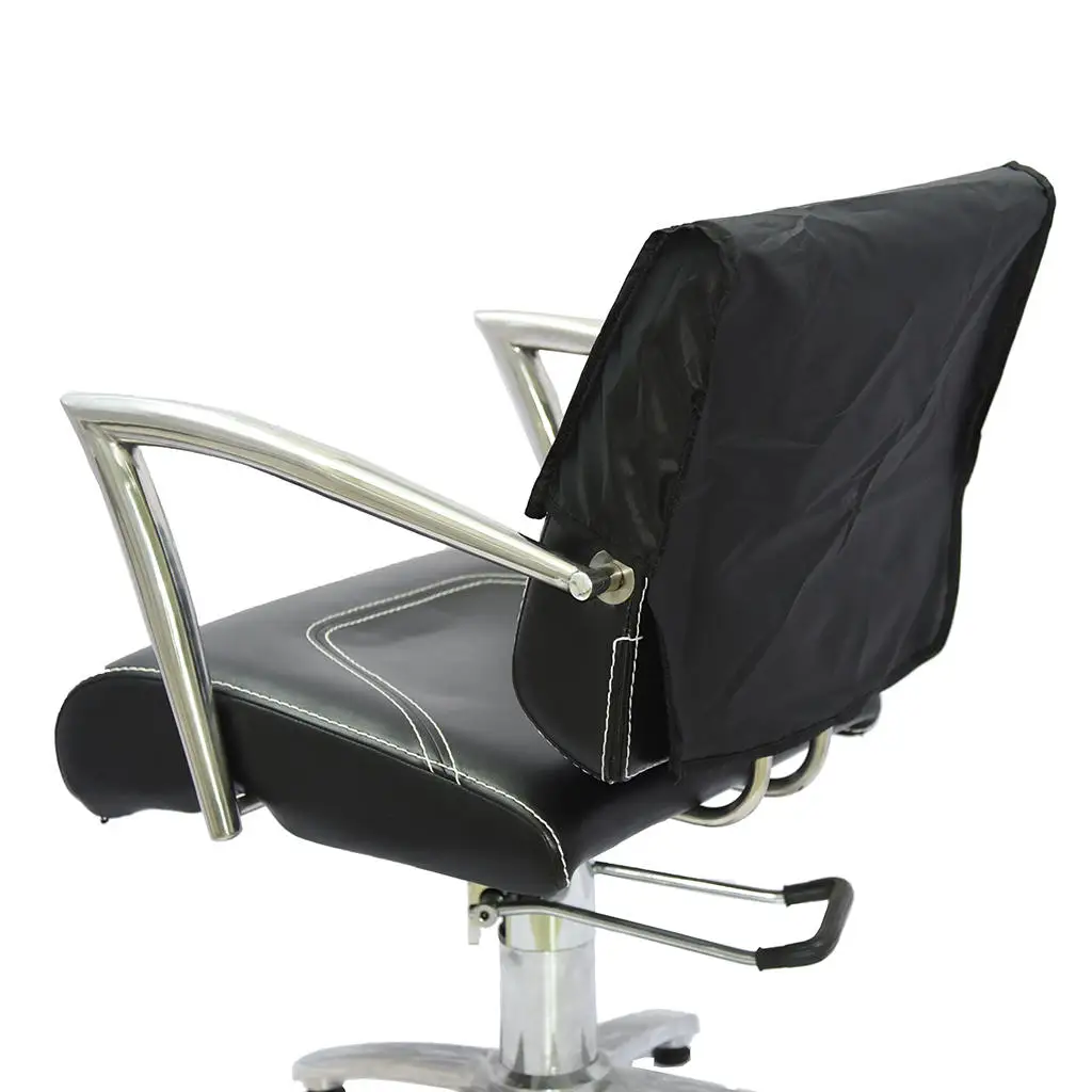 Plastic Cover for Armchair Backrest in Hairdressers Hairdressers Black