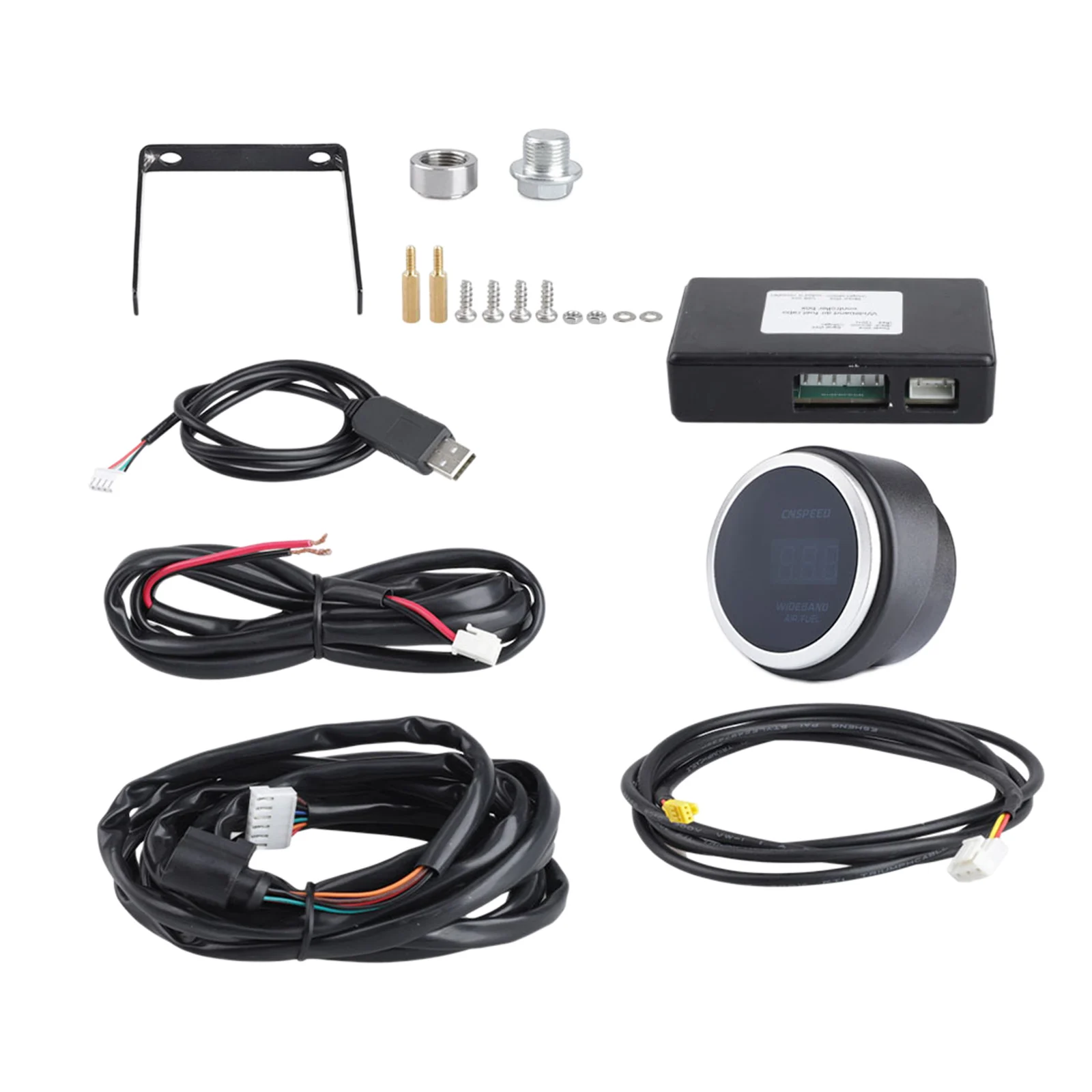 Digital Wideband Air / Fuel Wide Band Ratio AFR Gauge Kit Includes  2-1/16