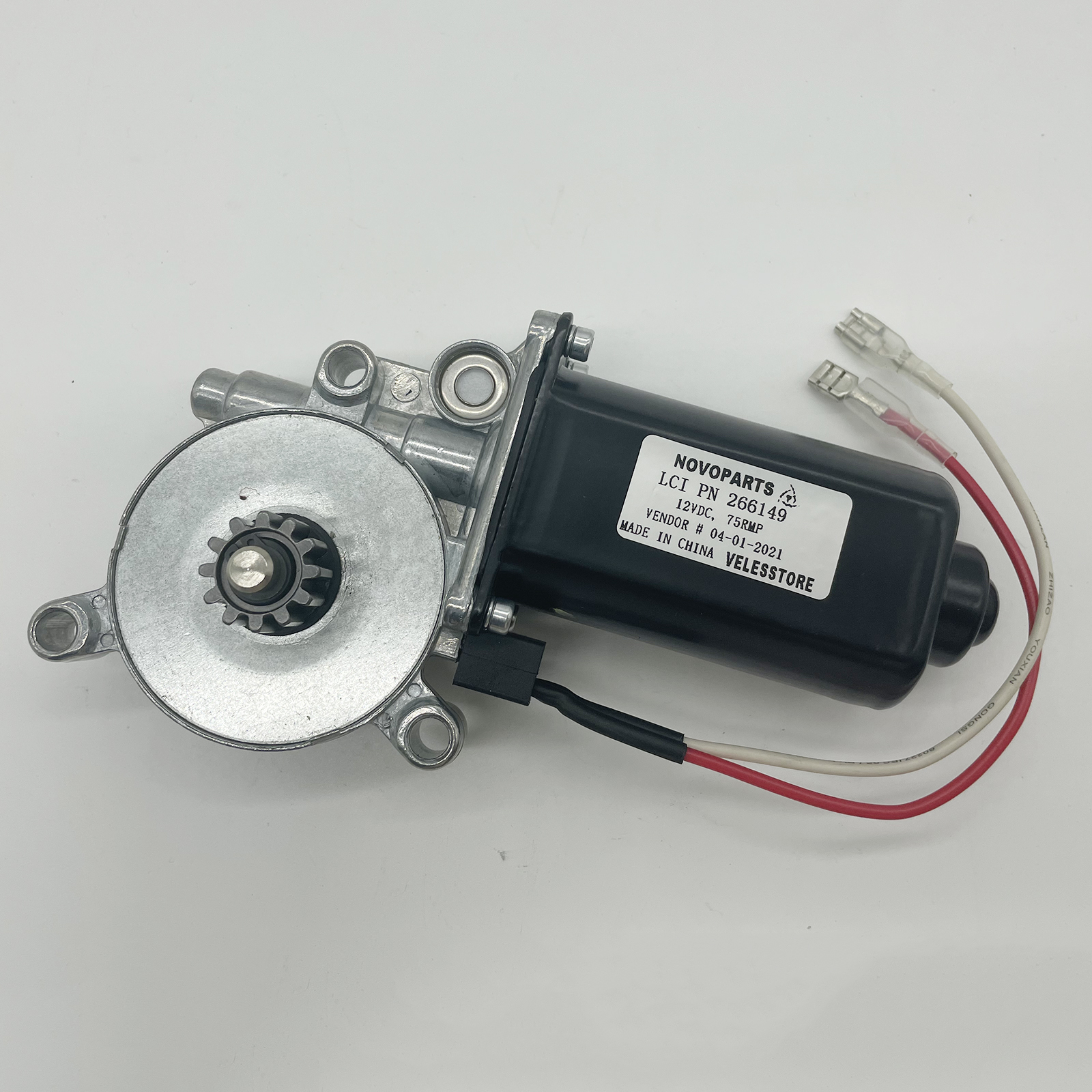 RV Power Awning Replacement Motor Assembly 12-Volt DC 75-RPM for Lippert 266149 373566