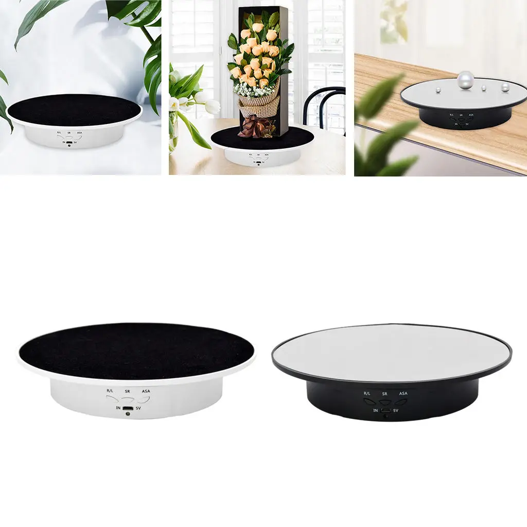 Rotating Display Stand 360-Degree Motorized Electric Intelligent Turntable for Bags Jewelry Watch Puppets Online Selling