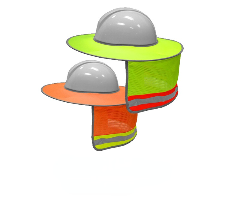 Nombre 1, Sonnenschutz Outdoor Bau Sicherheit Schutzhelm Sonnenschutz Nackenschild Reflektierende Streifen Schutzhelme Schild Solar Ha