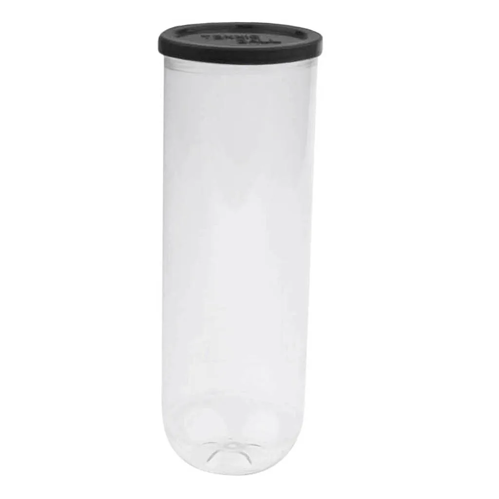 Sports Tennis Balls Can Holder Box PVC Tennis Ball Container for Beginners Clear Tennis Accessories Contain 3 Balls