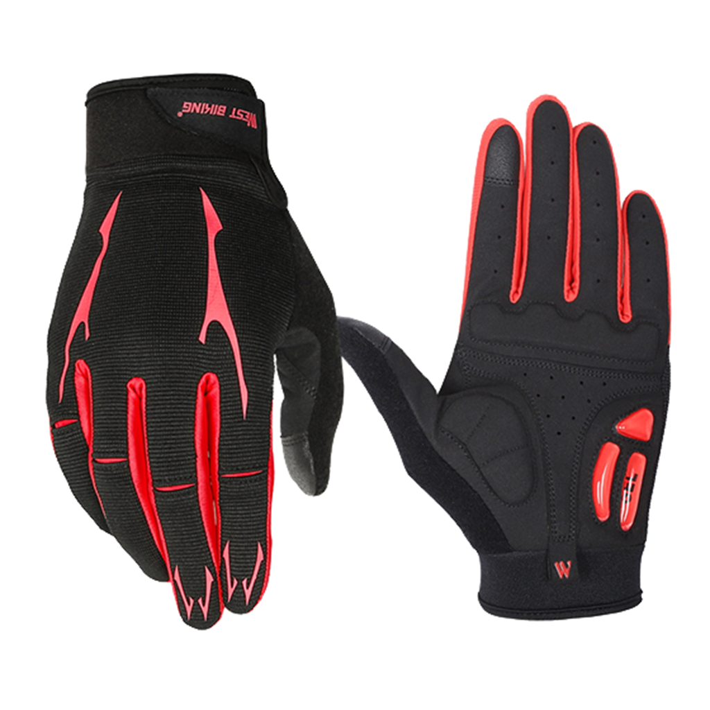 West Biking Gel Padded Cycling Gloves 