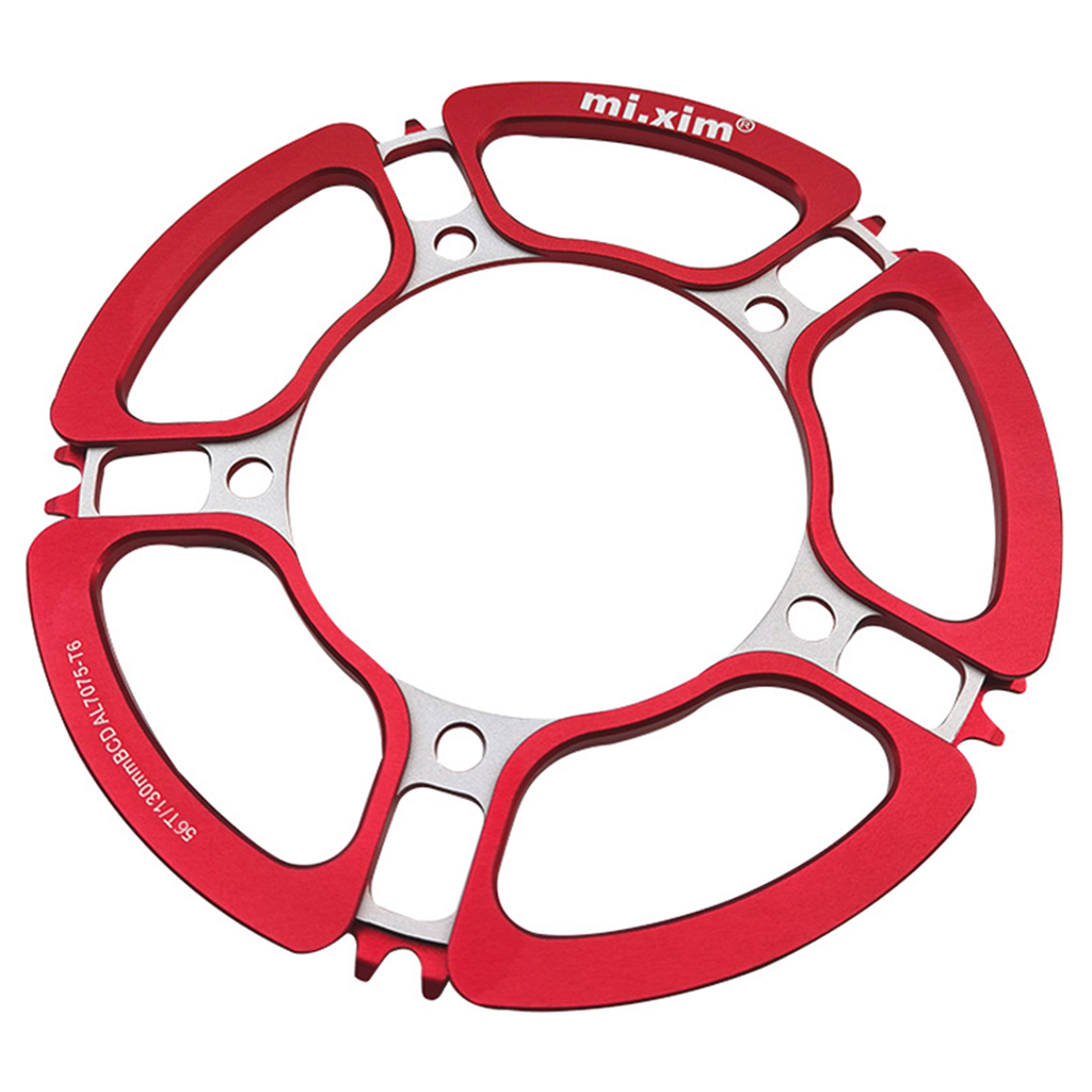 Bike Chainrings Guard Bicycle Single Variable Speed 130BCD 56T Cycle Folding