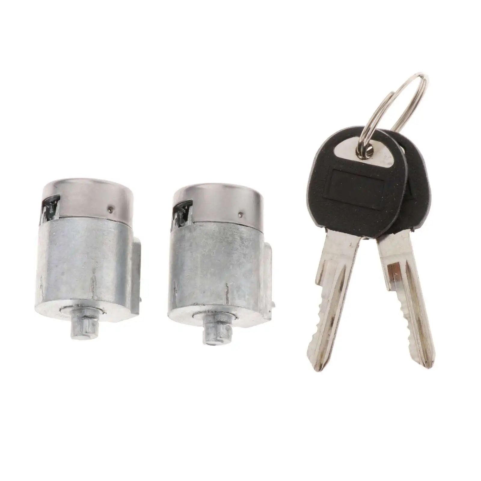 2 Pieces Door Lock Cylinder Set Acceory with Keys 057100275 Acceories for Chevy C1500 1995-99 Compact Lightweight