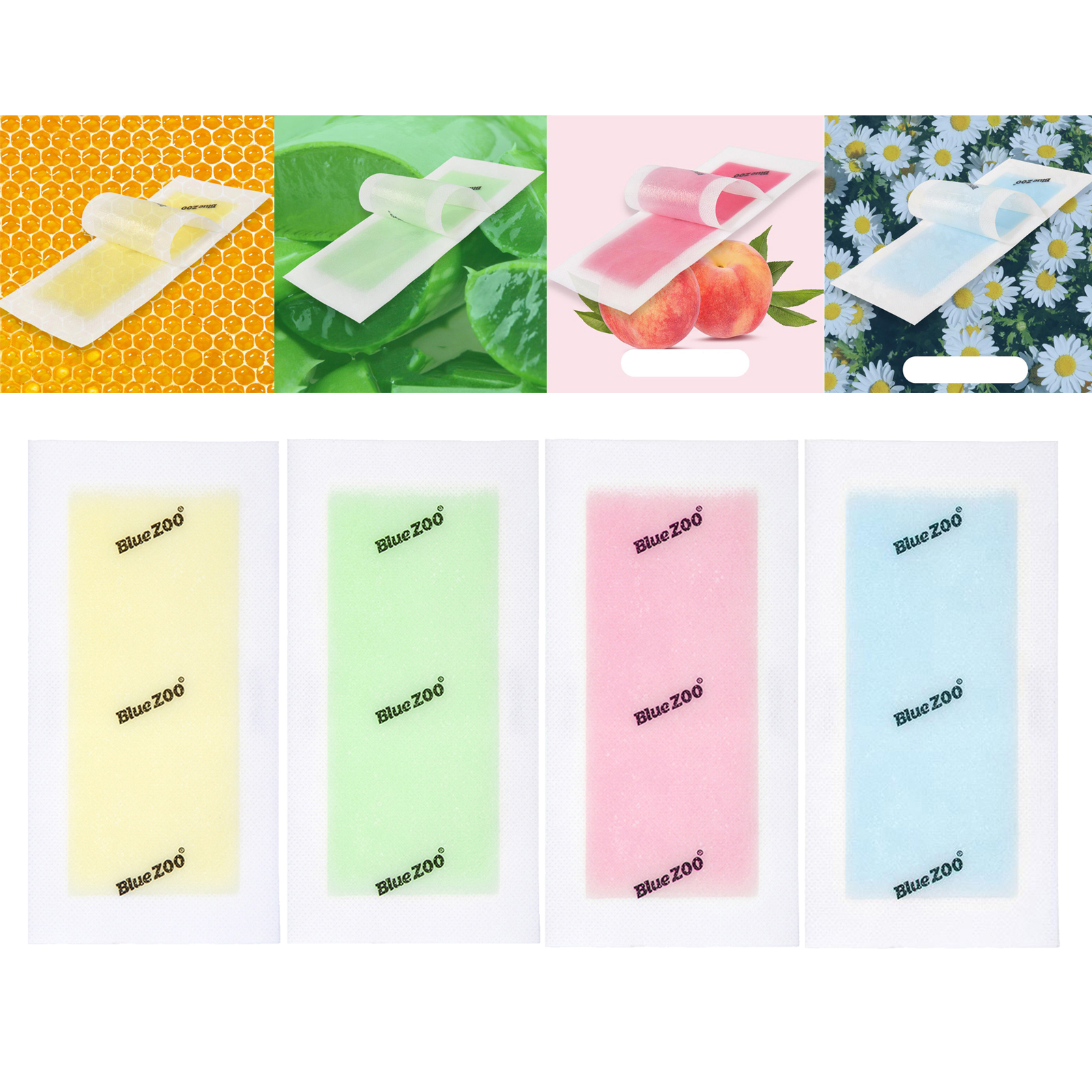 10 Strips Body Leg Wax Hair Removal Strips Home Waxing Kit Hair Remover Tool