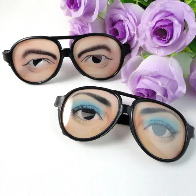 Eyes Glasses Toy Pop Out Eye Drop Eyeball Gags toy Funny Horror Terror  Scary Party Prank