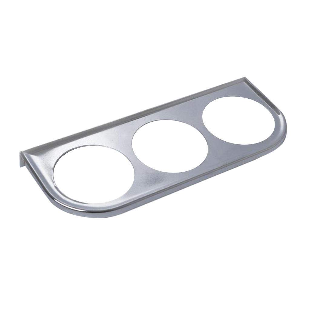 Universal 52mm Triple Gauge Single Din Radio Face Pod Gauge Panel  Mount