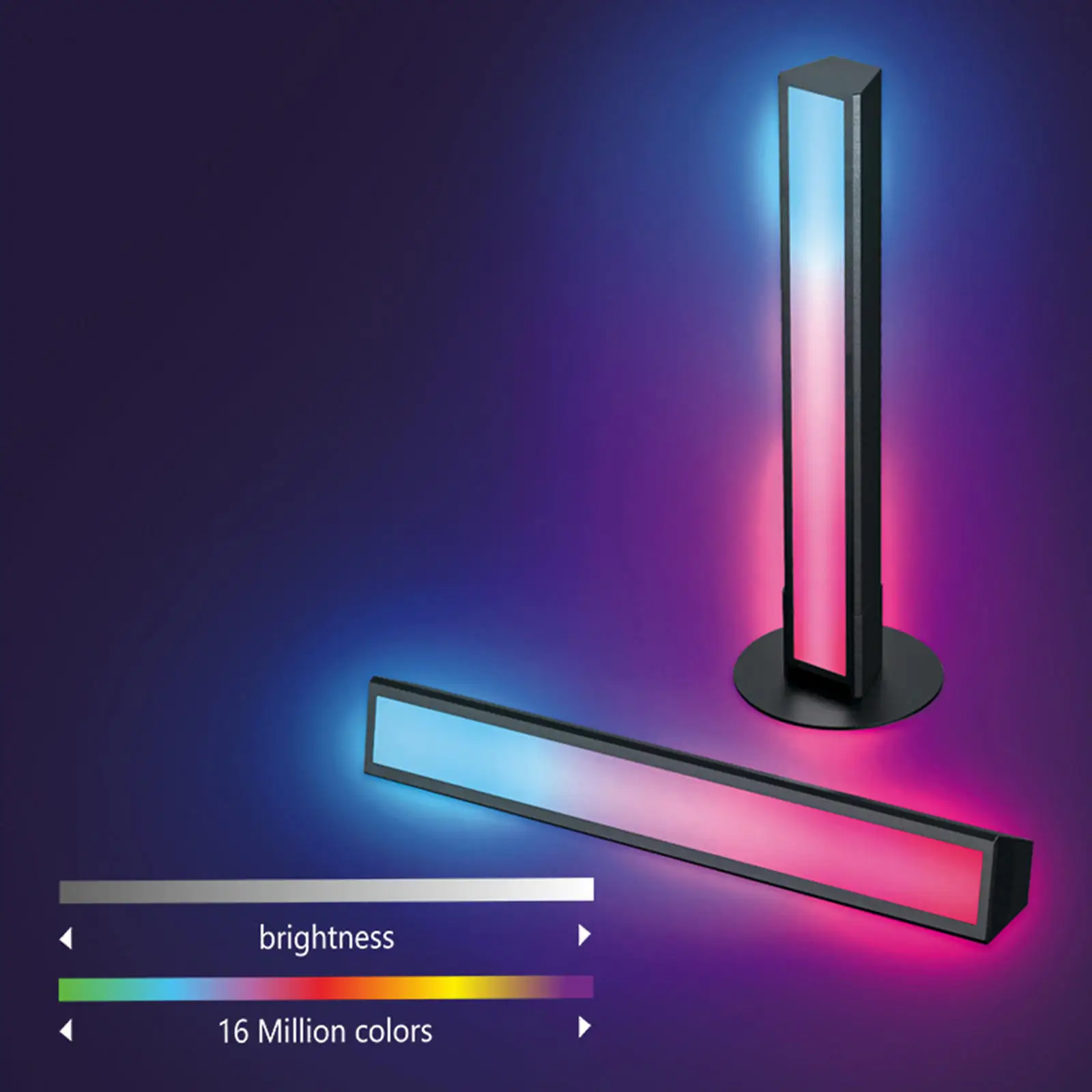 Voice-Activated Sound Control LED Light Bar RGB Colorful Lamp for Desktop Room PC Music Gaming