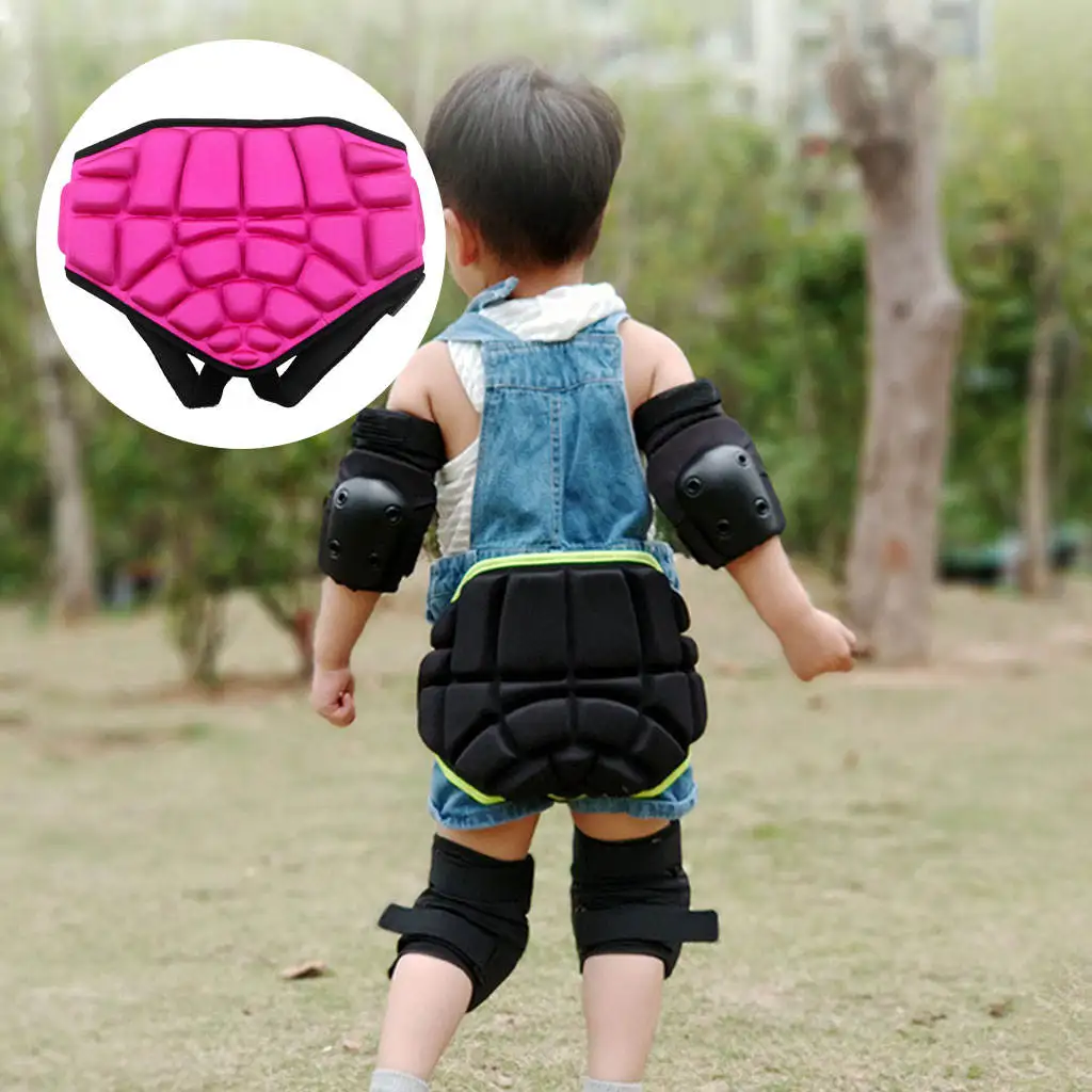 Kids Butt Pad Pant Hip Butt Guard Hip Protective Short for Skiing Snowboard Hockey