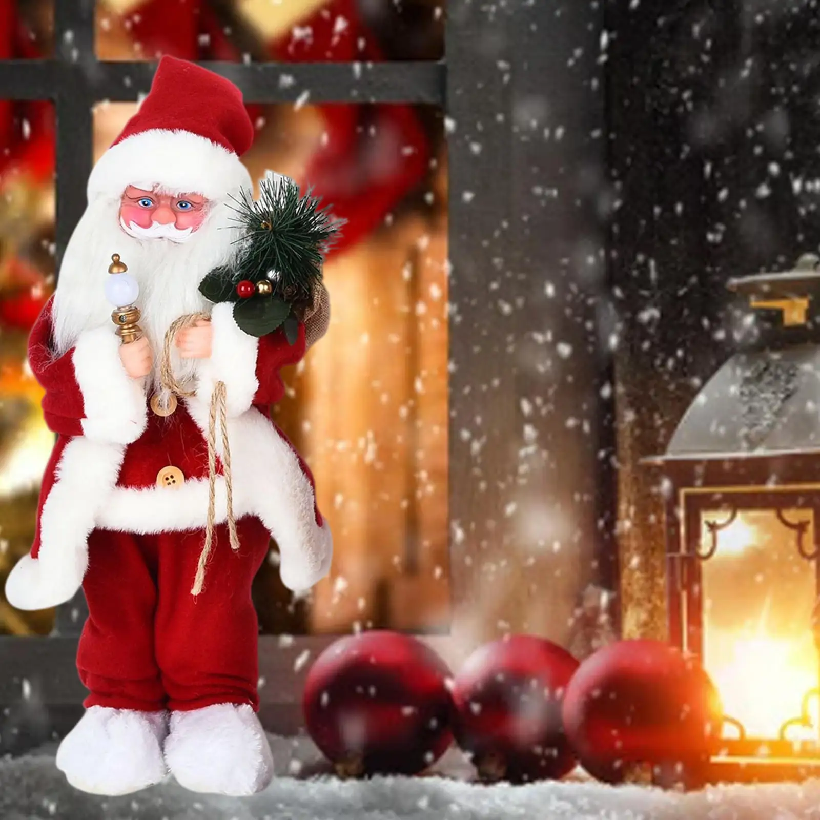Electric Santa Claus Toy Wiggle Santa Swinging Singing Twerking Santa Claus for Children