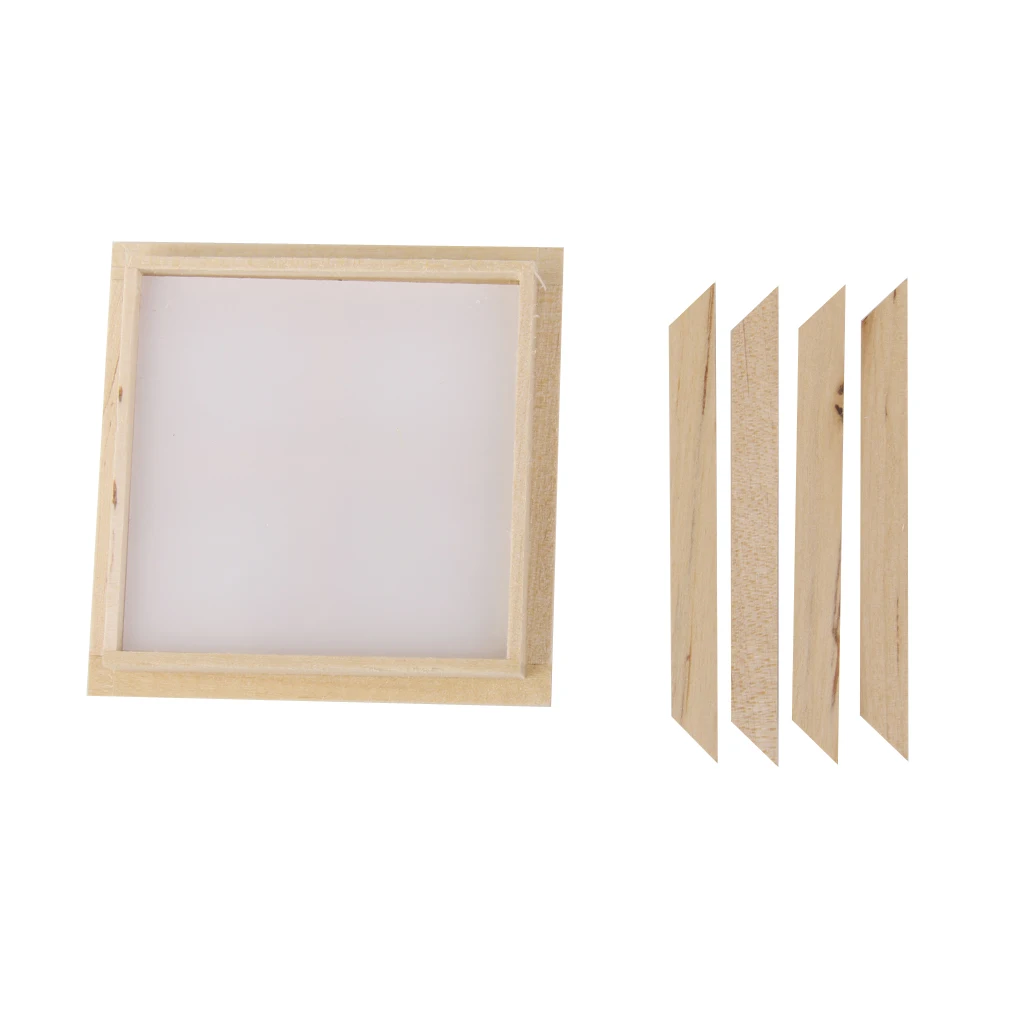 1pc 1/12 Scale Dollhouse Window Frame Miniature Furniture DIY Decor Parts