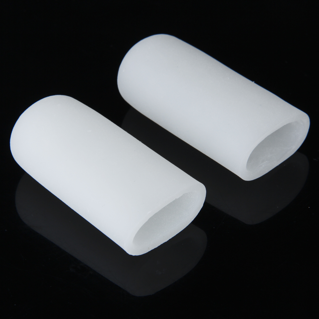 Mag 1 Pair Silicone Gel Toe Nail Caps Cushion Prevent Blisters Corns