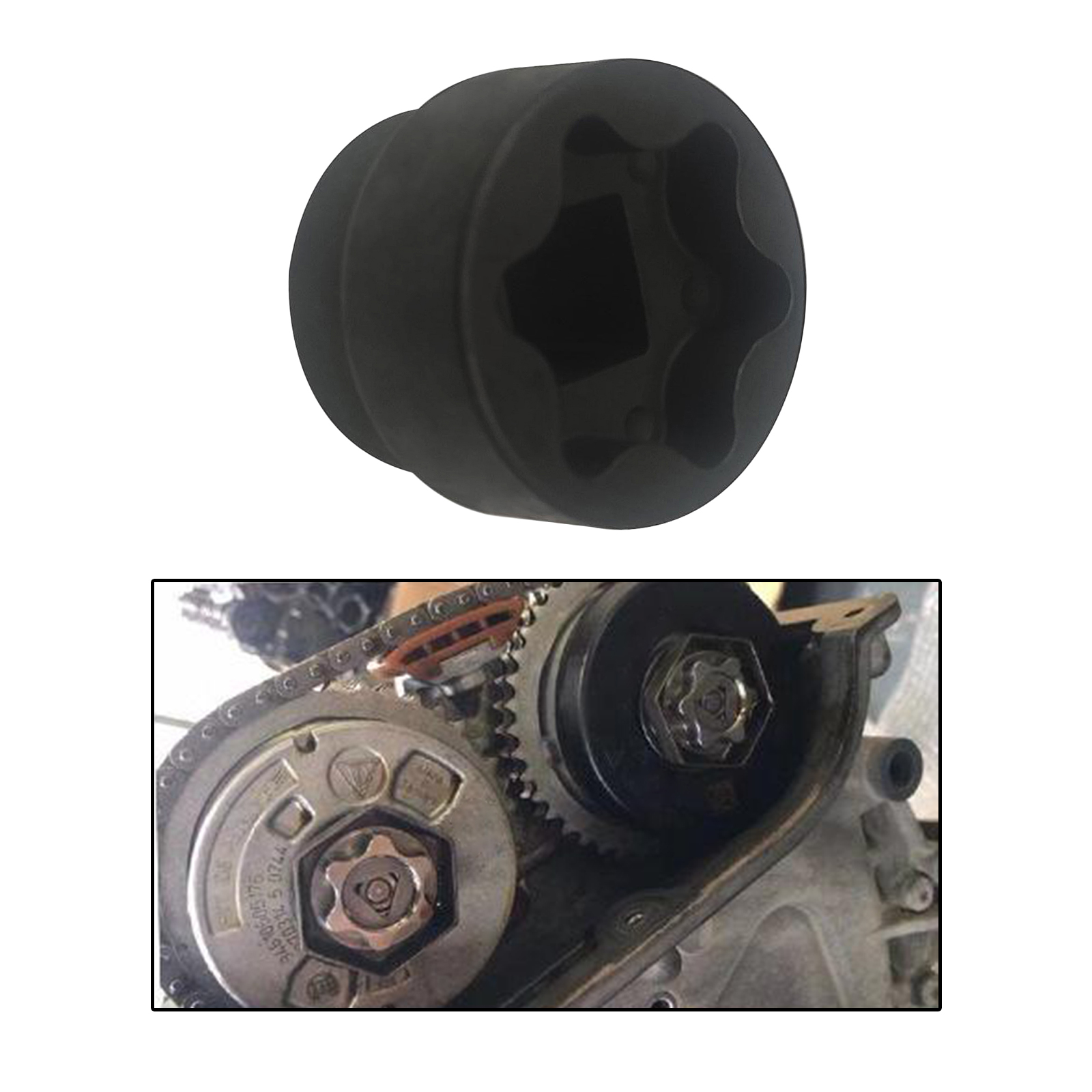 Camshaft Socket 3.0T 3/4in DR x 6PT Replacement for Porsche Cayenne Macan