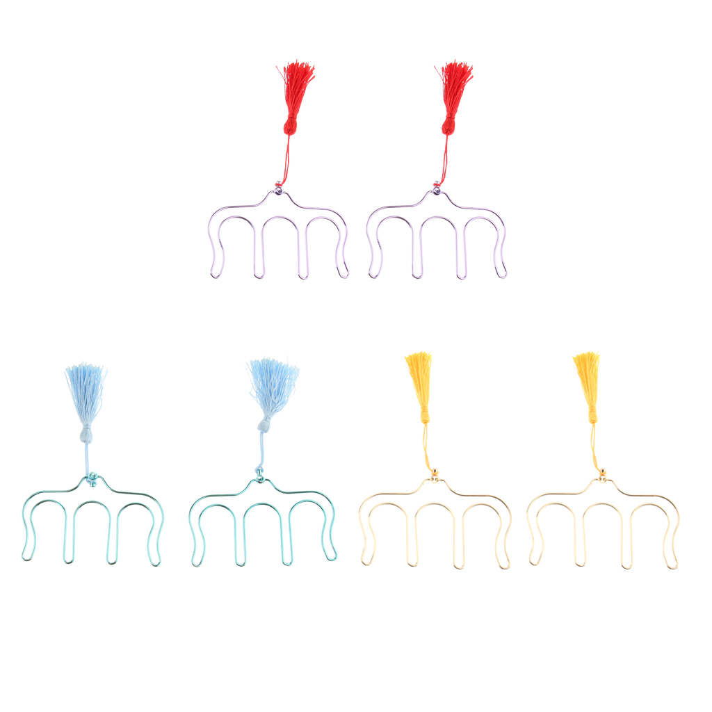 2pcs Music Stand Holder Page Clip Paper Holder Bookmark for Music Sheet Book Instrument Parts