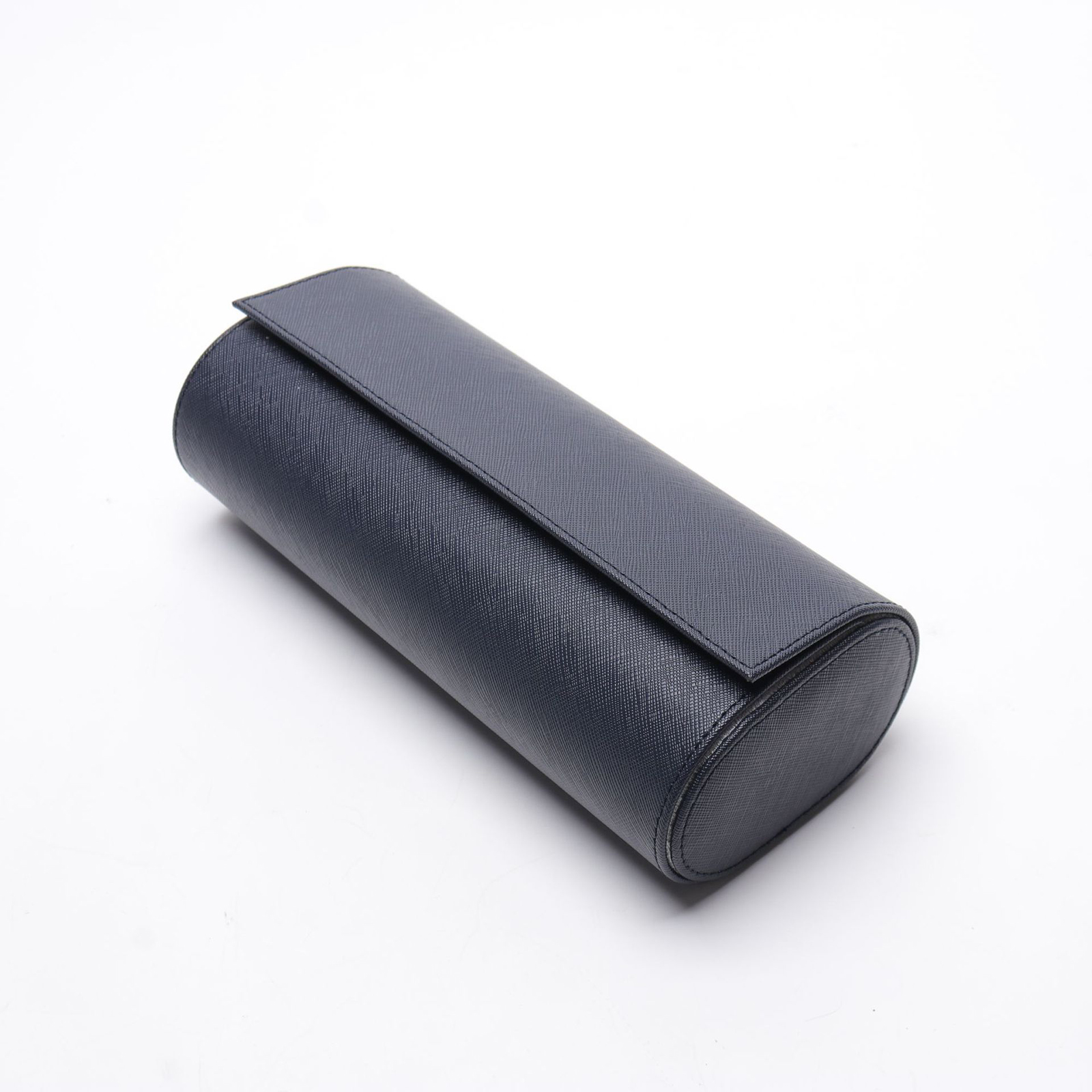 Leather Watch Roll Travel Case Cylinder Watch Storage Case Accessories Gifts for Business Journey Presents Father's Day 1PC