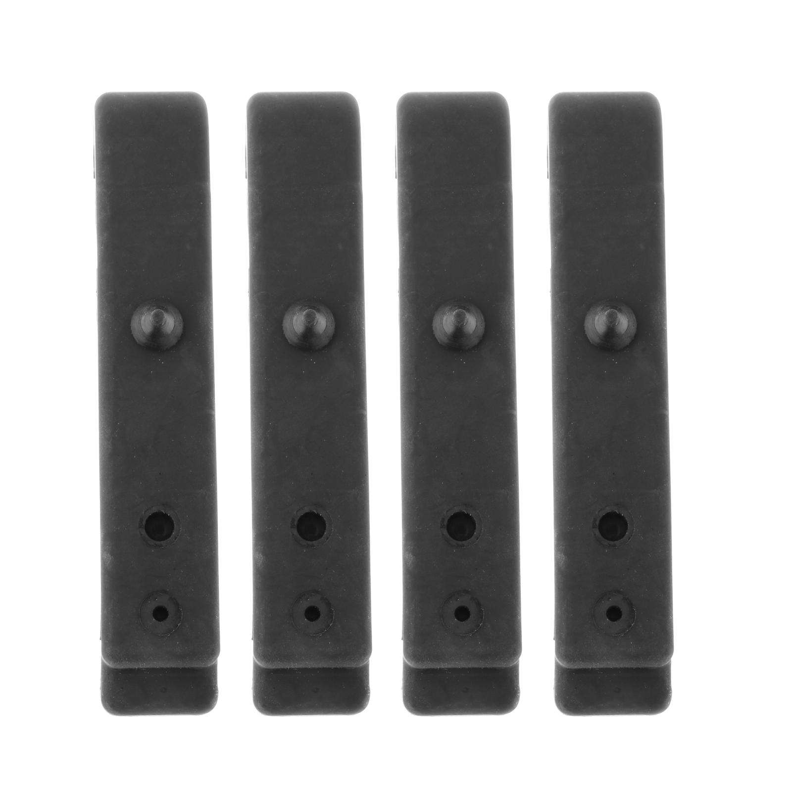 4x Cars Rubber 4 Core Radiator Mounting Cushions Support Pads, Fit for GM 1968-1981 4012-326-682S, Black