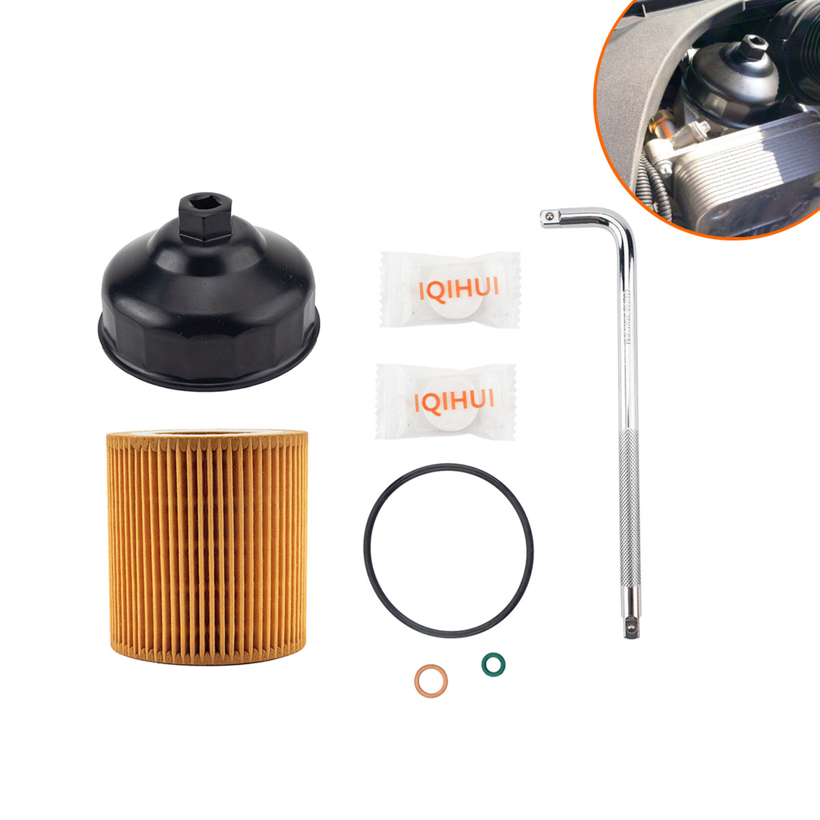 86mm Oil Filter Socket Wrench for BMW Oil Change 3/8 drive Accessories