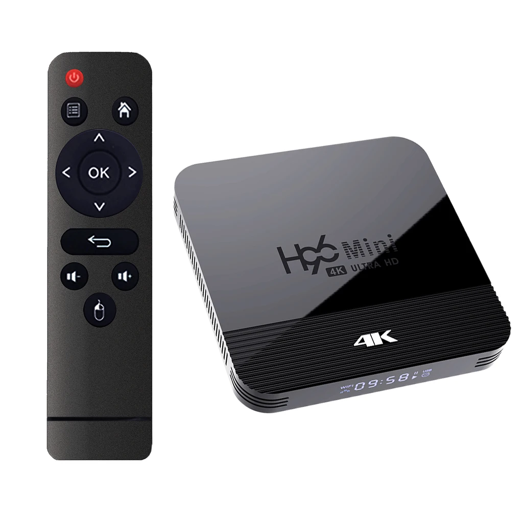 TV Box Android 9.0 H96 Mini H8 RK3228A 2.4G/5G WIFI Set Top Box 2+16GB EU