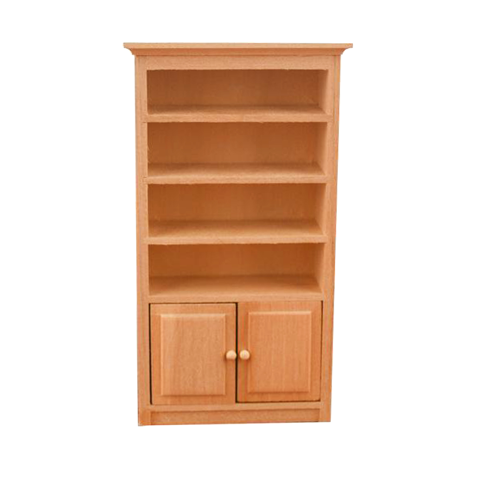 2x1/12 Doll House Wood Cabinet Bookshelf Model Living Room Supplies Scenery