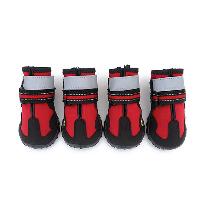 reflexiva botas de cachorro anti-deslizamento malha sapatos