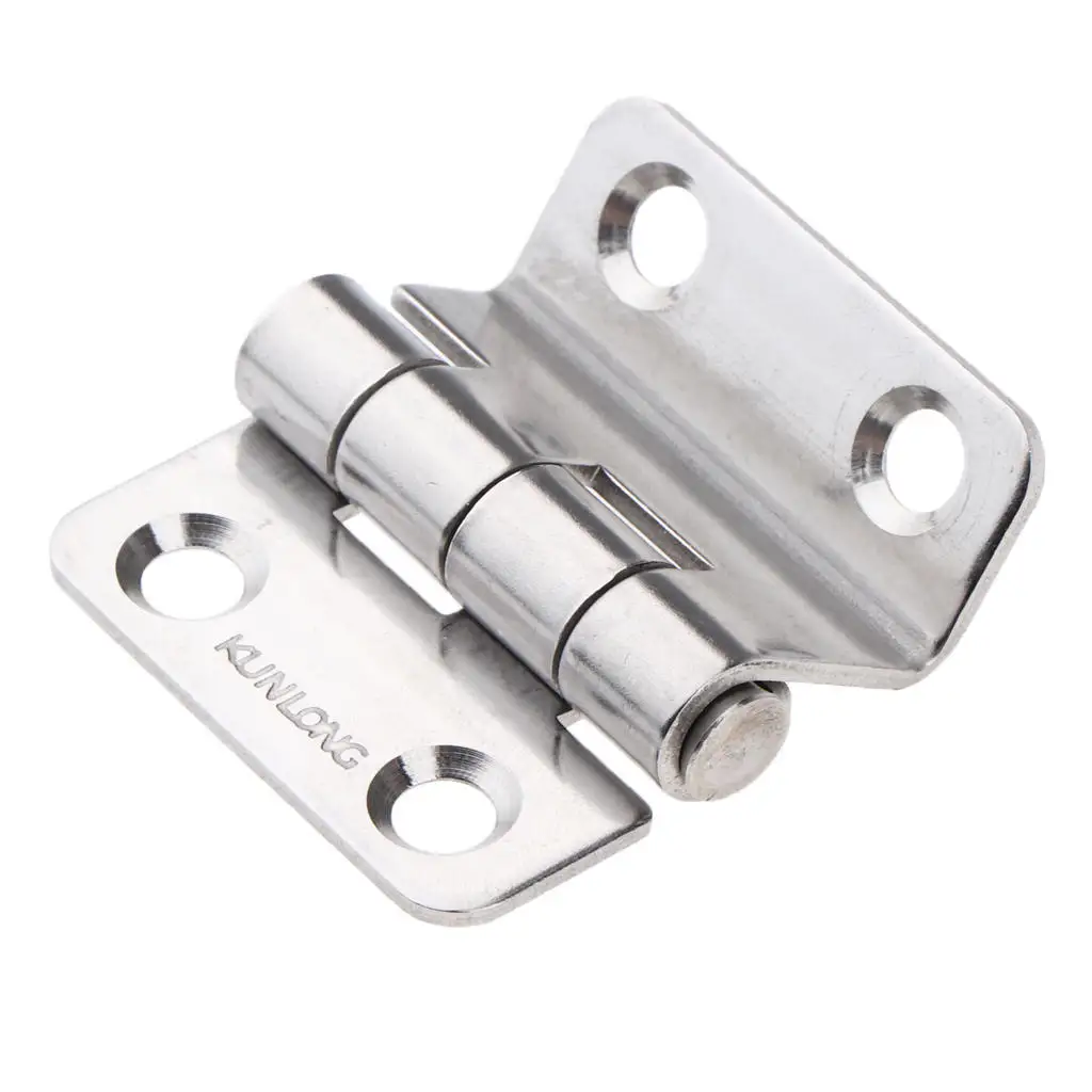 2x 316 Stainless Steel Mirror Polished Door Hinge Boat Cabin Door