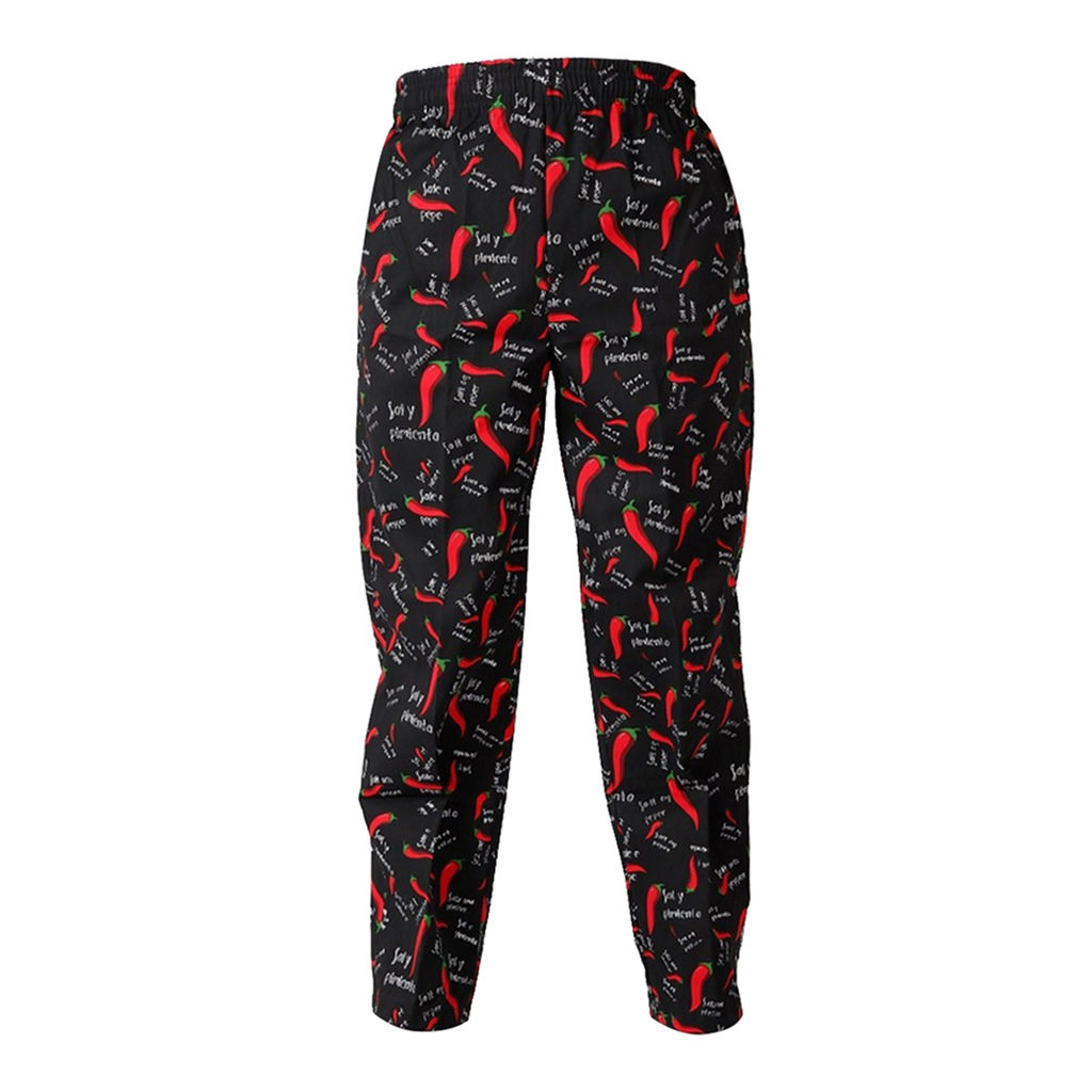 Chef Uniform - Kitchen Trousers, Food Service Pants Unisex Workwear with Two Pockets, 6 Patterns 6 Sizes Available