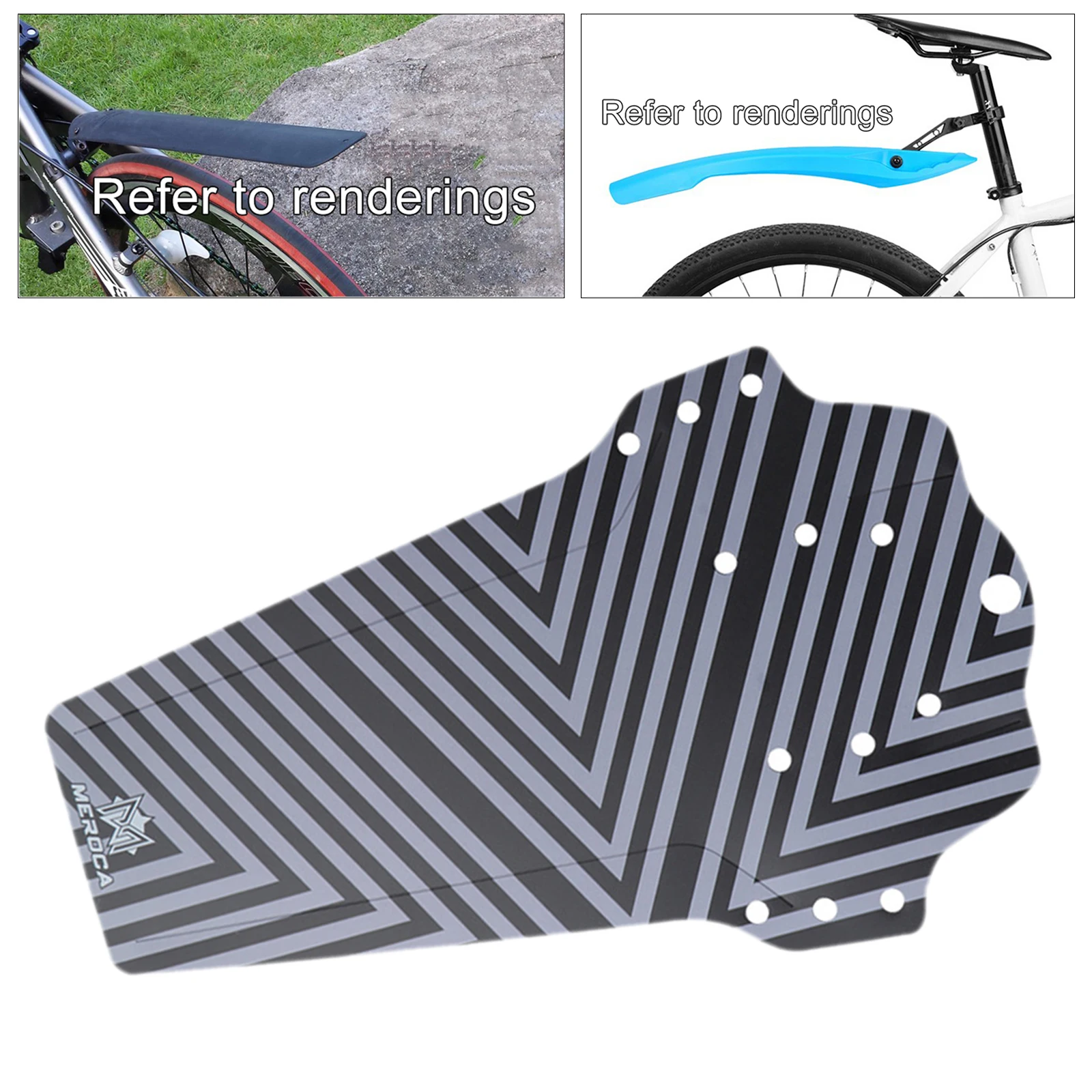 Bicycle Mudguards Mountain Bike Fenders Carbon Fiber MTB Mudguard Bicycle Fenders Front Rear Compatible