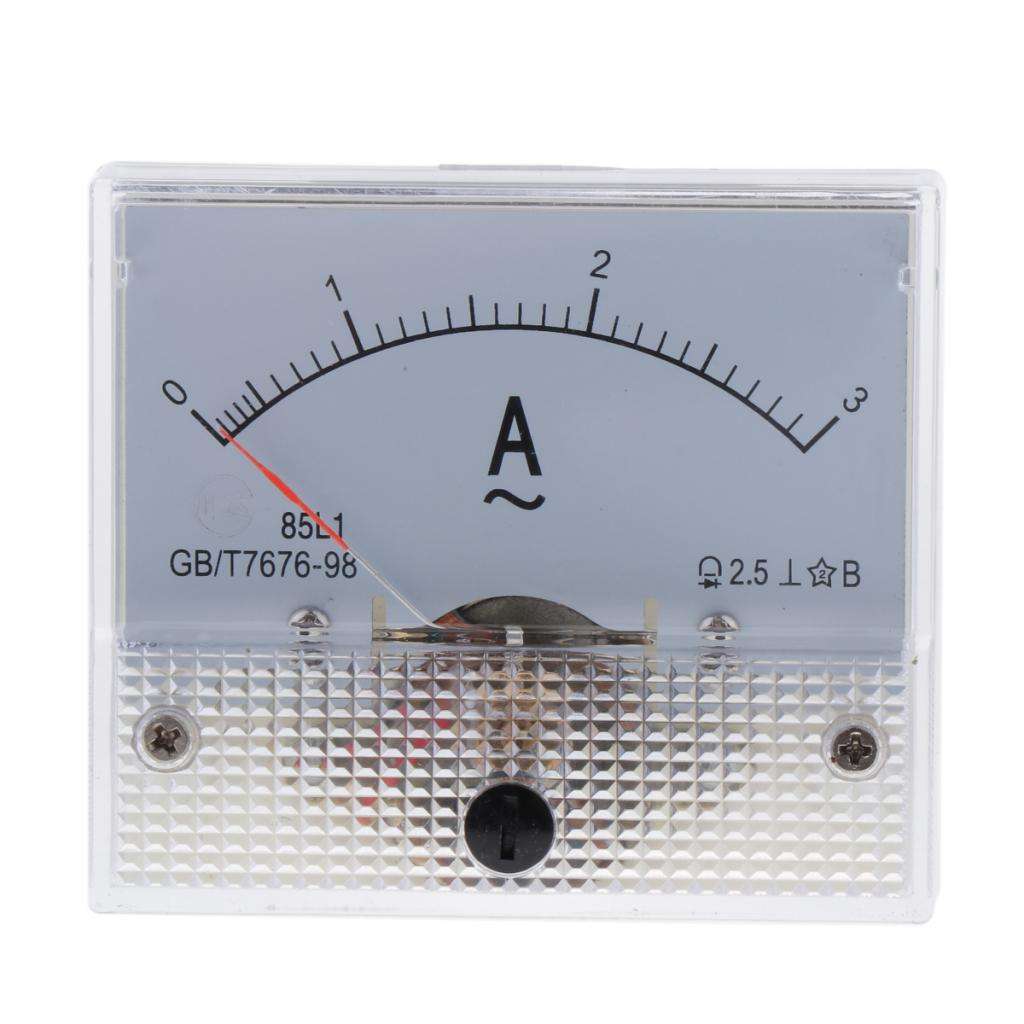  curate 85L1   Analog Panel Ammeter Gauge Ampere Current Meter Plastic, Copper