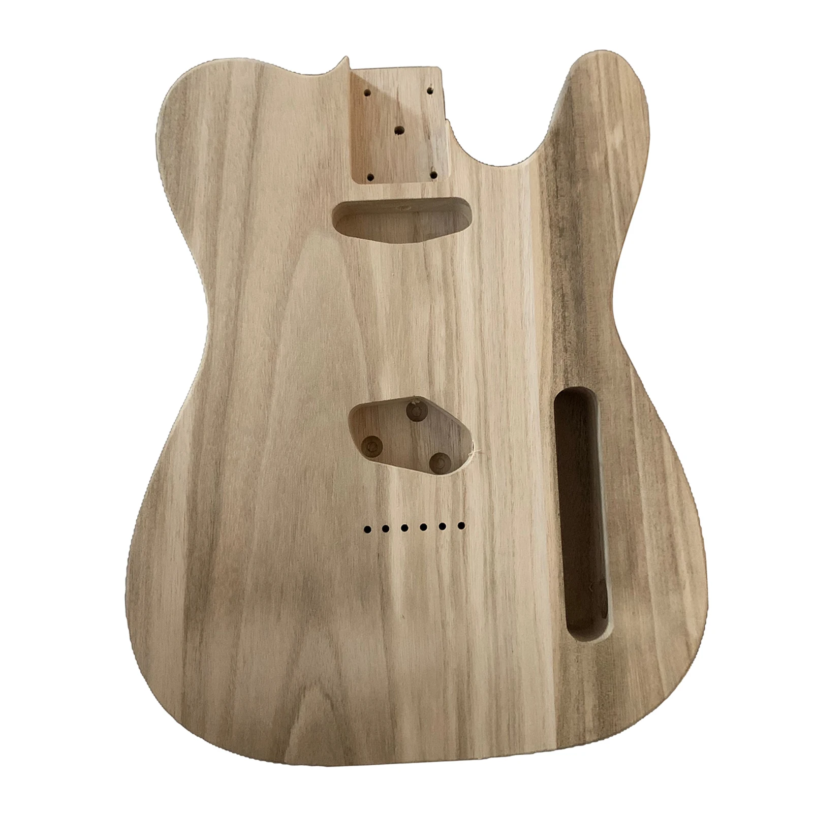 Unfinished Guitar Body Maple Wood Electric Guitar Replacement 39 x 32 x 4.2CM DIY Guitar Kit for T-style Guitar Parts
