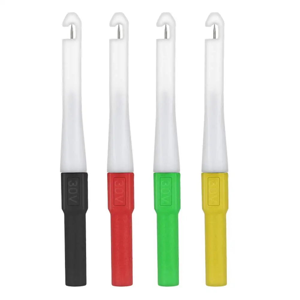 4pcs 0,7mm Piercing Nadel Kit Sonde Pin Test Sonden Mini Draht Piercer KG