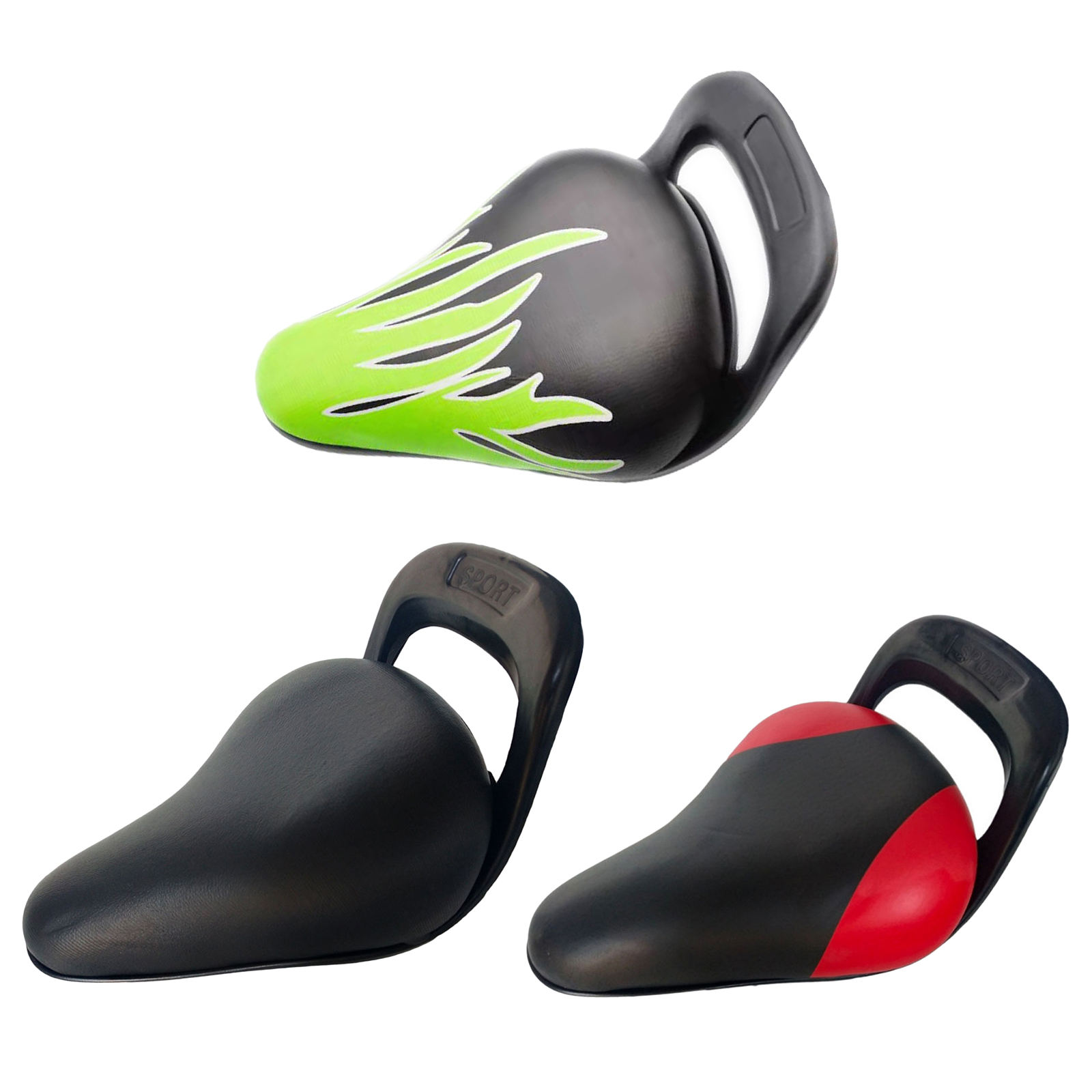 Kids Bike Saddle Universal with Handle Multiple Color Options Soft Cushion Kids` Bike Accessories for MTB Boys and Girls Bicycle