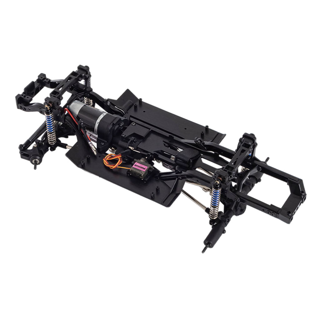 Heavy Duty Chassis Frame Transmission Chassis Tireless Universal for 1/10 Crawler Car Upgrade Replacement Parts