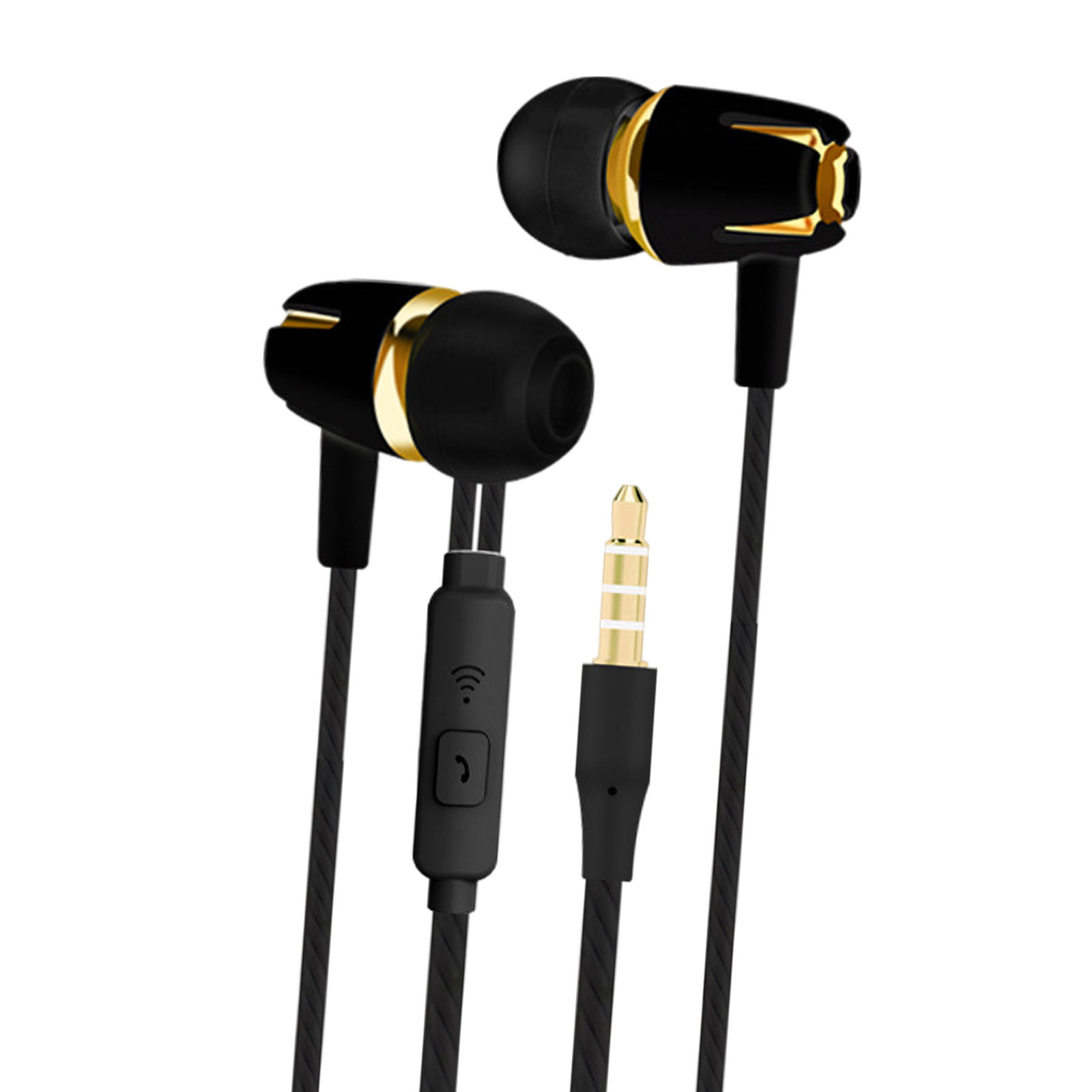 Phones Wired Headphones Noise Isolating Wired Earbuds Earbud Headset In-Ear Earphone for Running Workout Gaming Gym Exercise