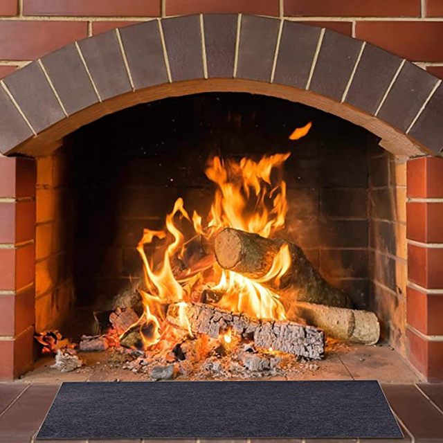 thumbnail image 2 of Hearth Rugs For Fireplaces Fire Resistant, 2'7.5" X 3'11.2" Fireproof Fireplace Mat 2 of 13