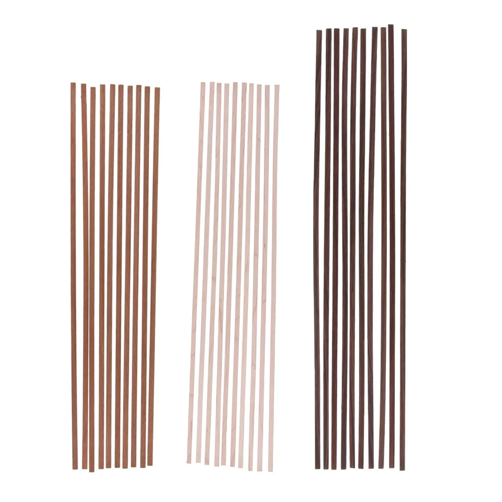 10pcs Wood Purfling Binding Inlay Strip for Guitar Parts Accessories