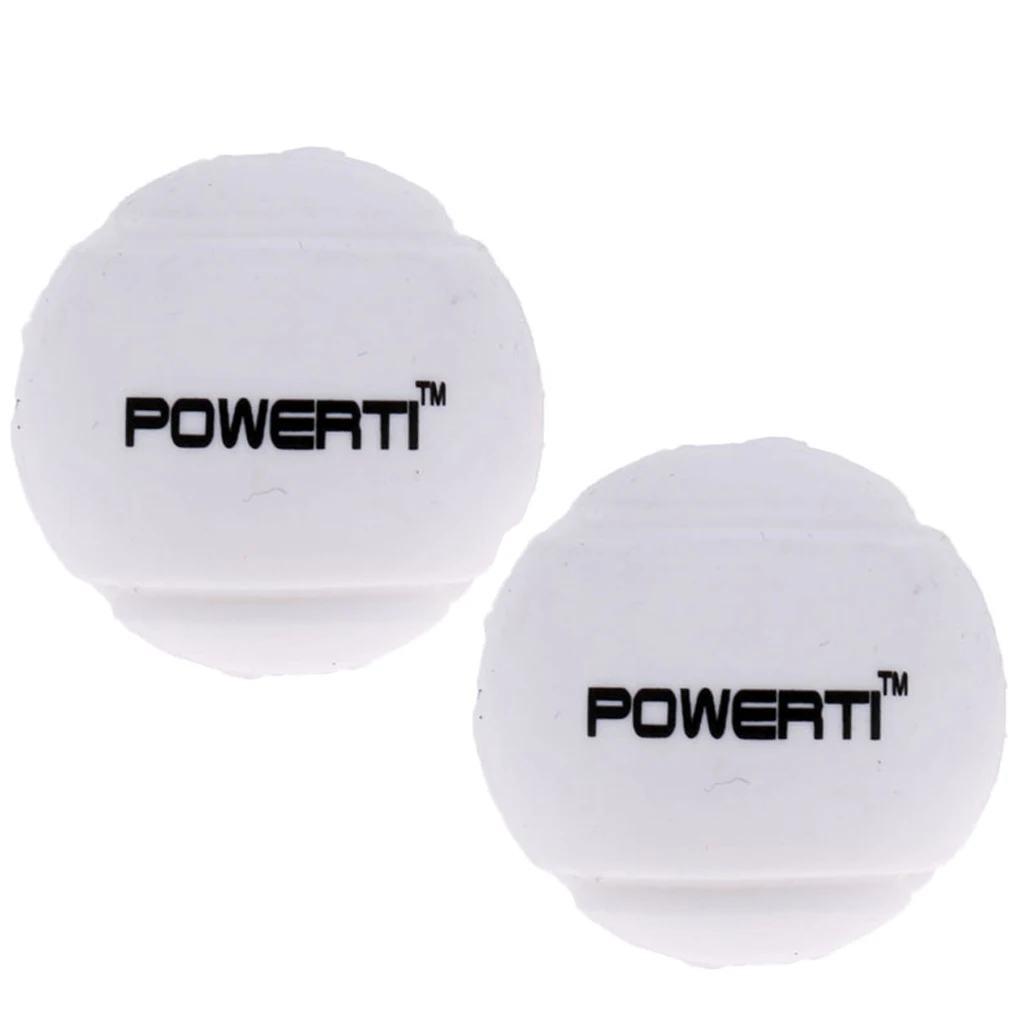 Shockproof 2-Piece Silicone Ball Vibration Dampers for Tennis / Squash Rackets