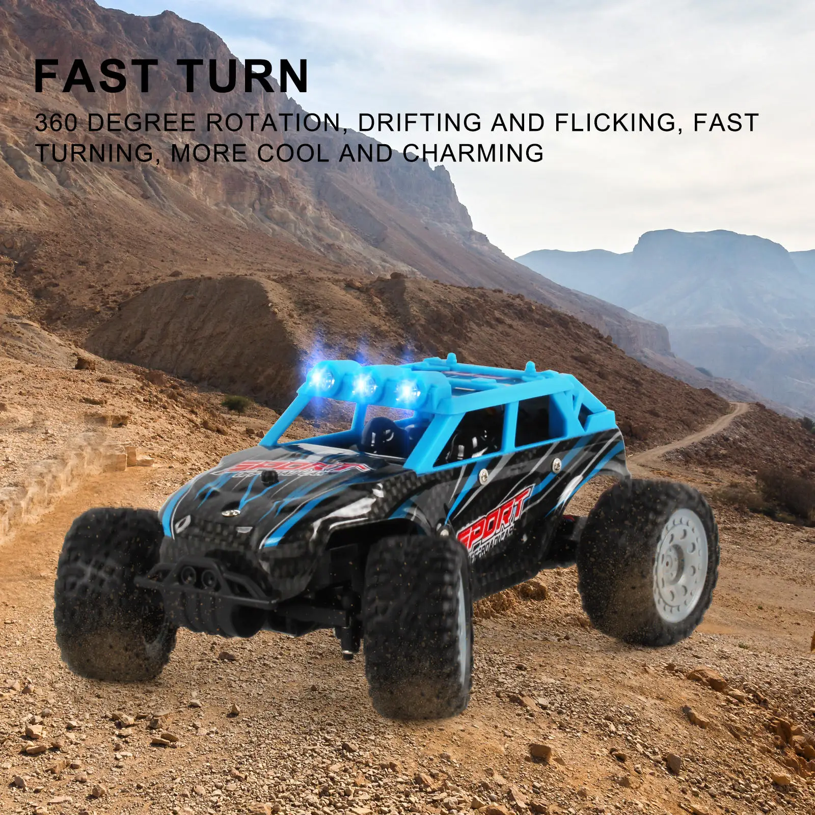 1:24 Vehicle with Turn Signal Electric Fast 2.4 Ghz Remote Control Car Kids