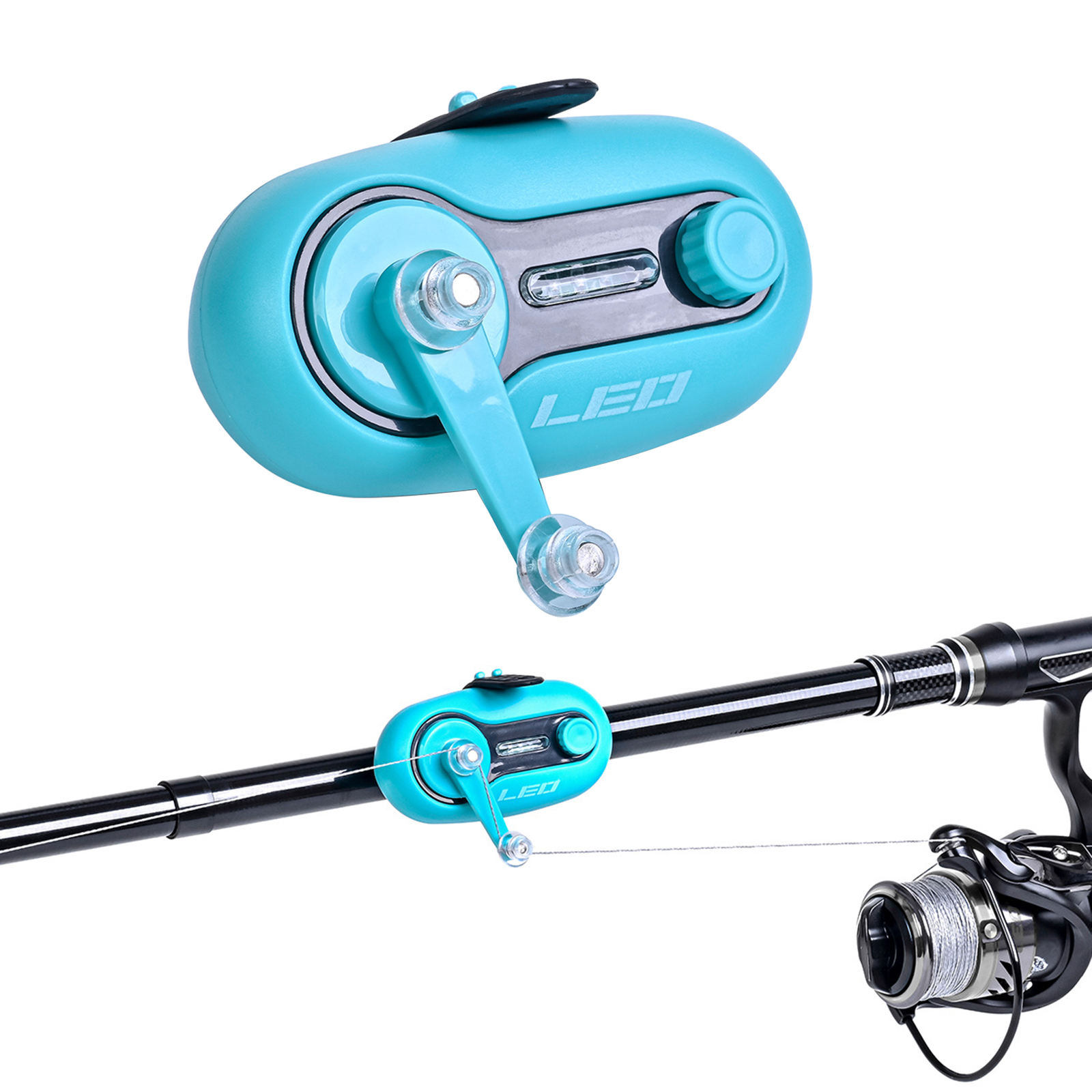 Multifunctional Fishing Bite Alarm with Sound LED Lights Indicator Fishing Tackle Tool Buzzer Portable Alert for Fishing Pole